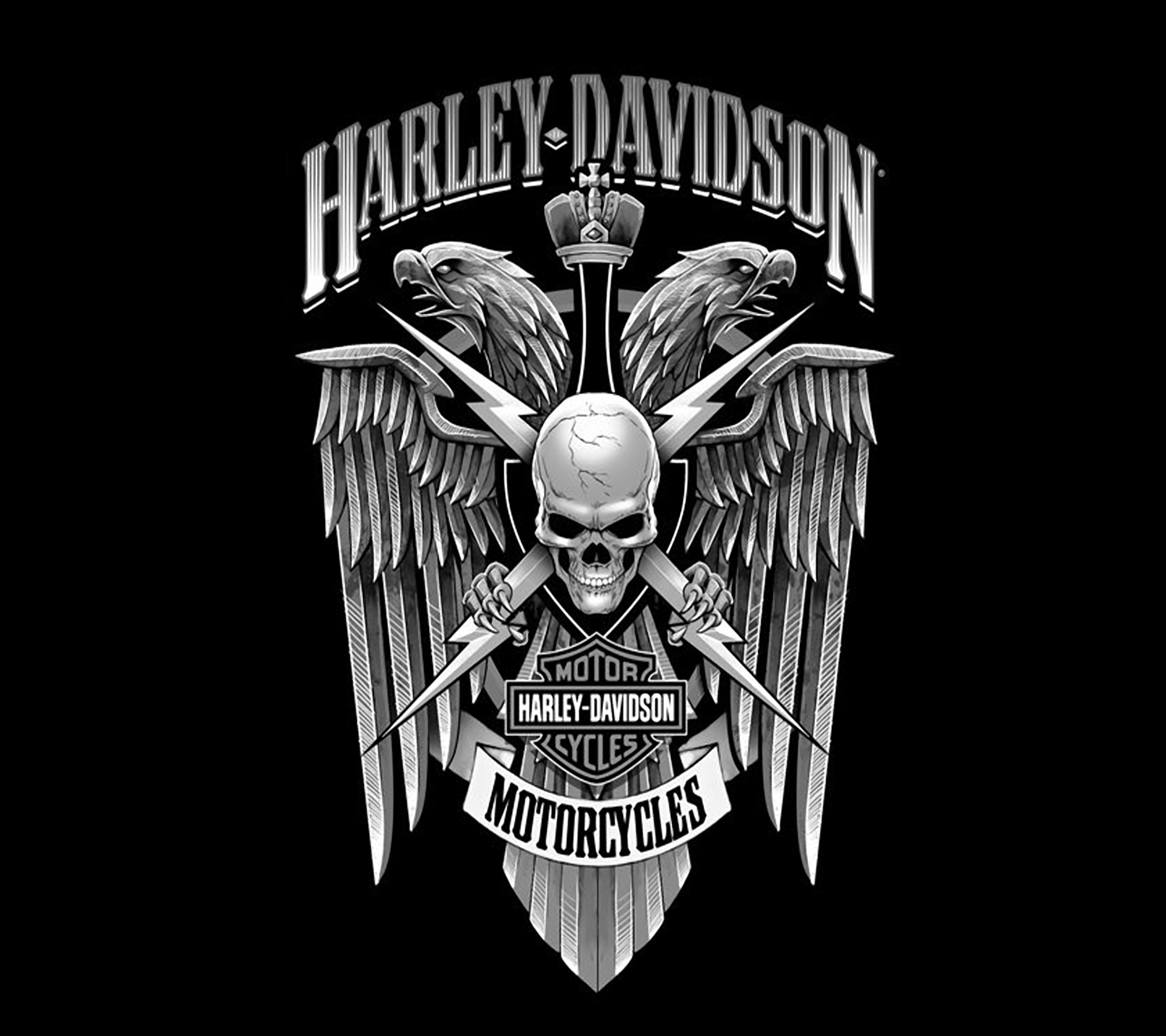 Wallpaper Harley Davidson Skull Logo Wallpapers