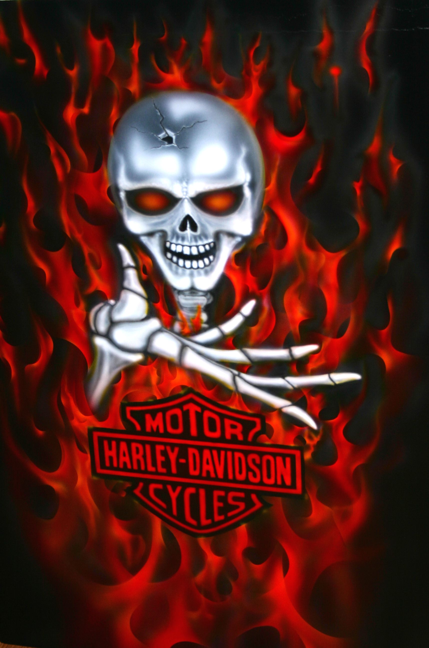 Wallpaper Harley Davidson Skull Logo Wallpapers