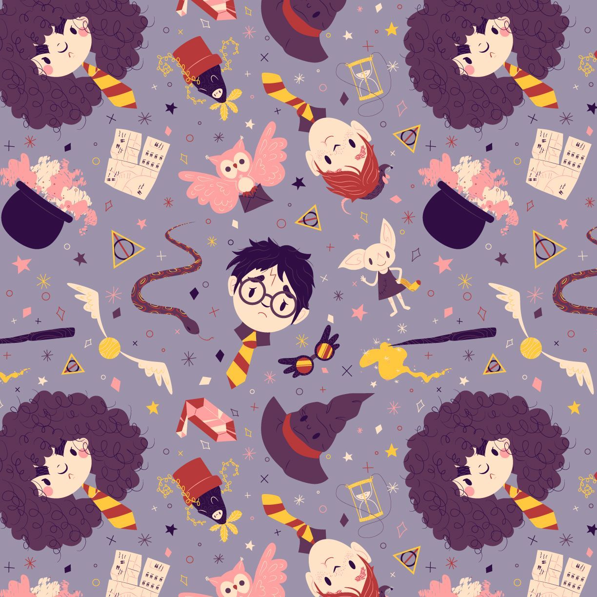 Wallpaper Harry Potter Pattern Wallpapers