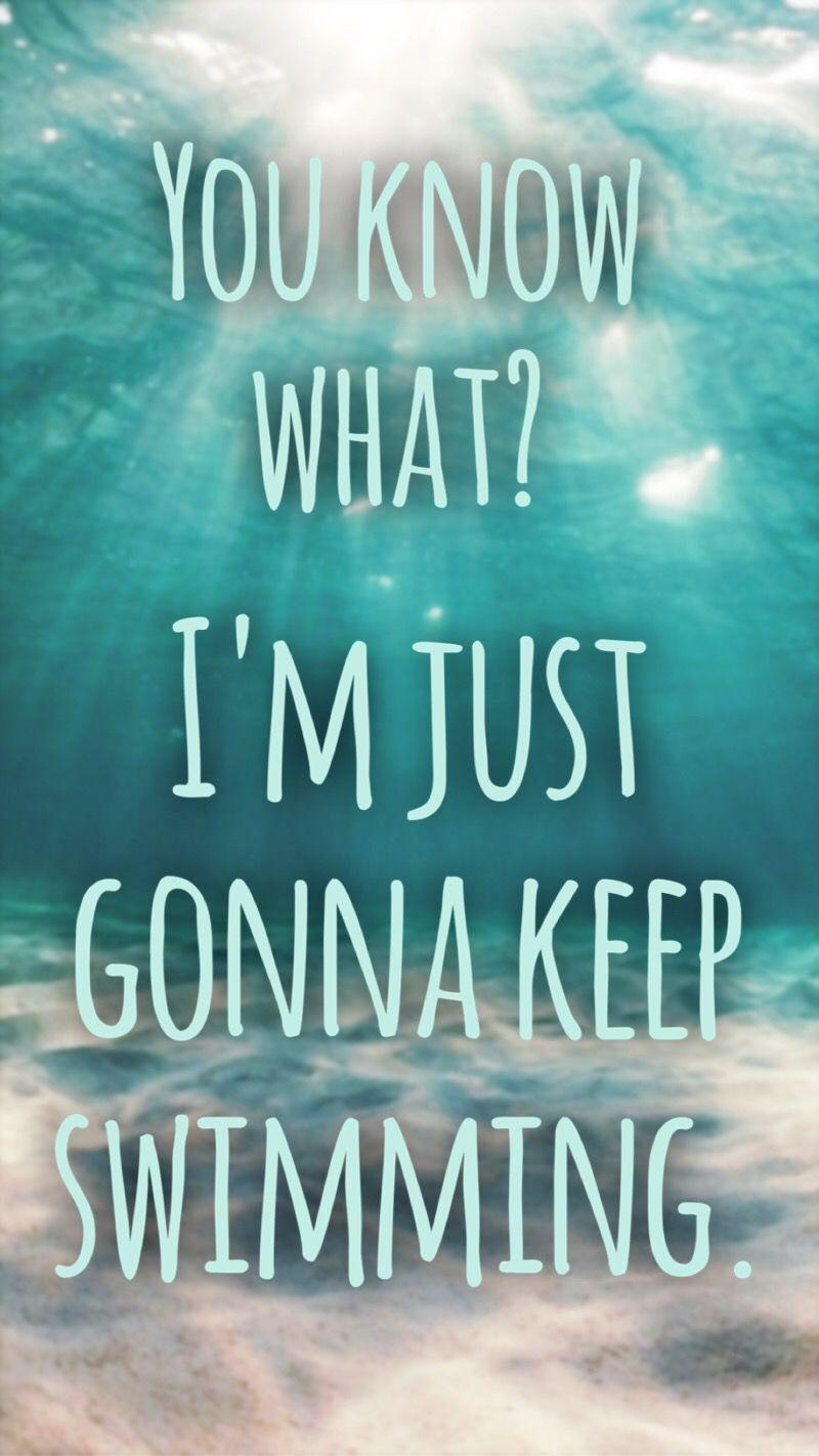 Wallpaper Just Keep Swimming Quote Wallpapers