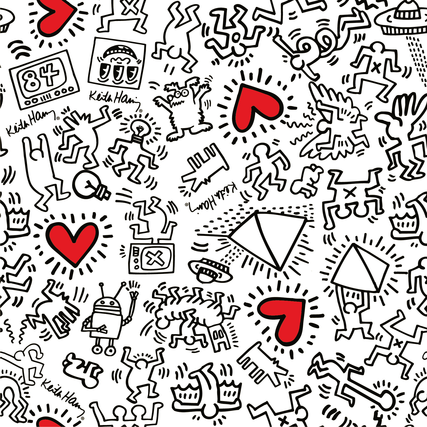 Wallpaper Keith Haring Art Wallpapers