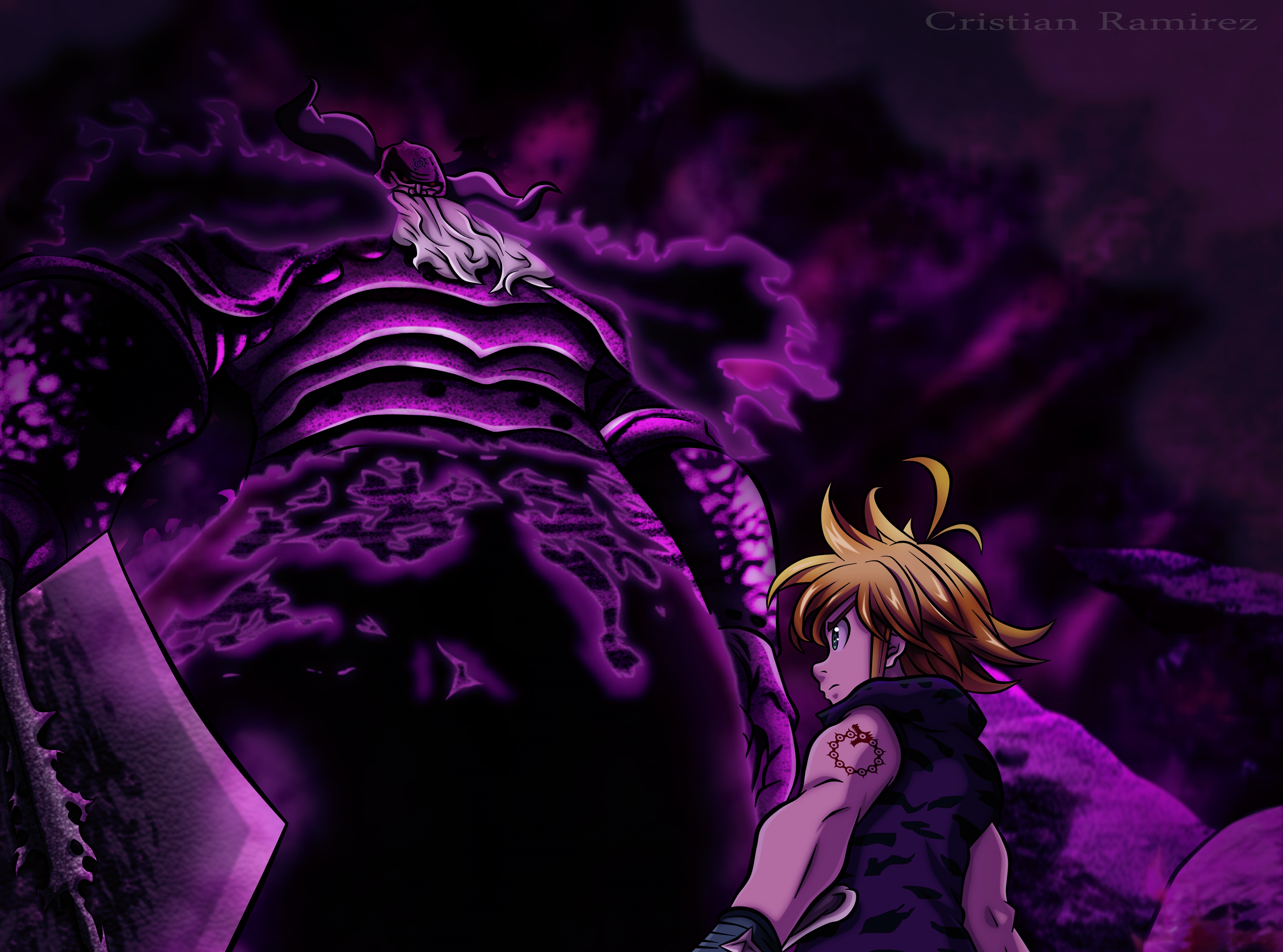 Wallpaper Meliodas Demon Form Wallpapers