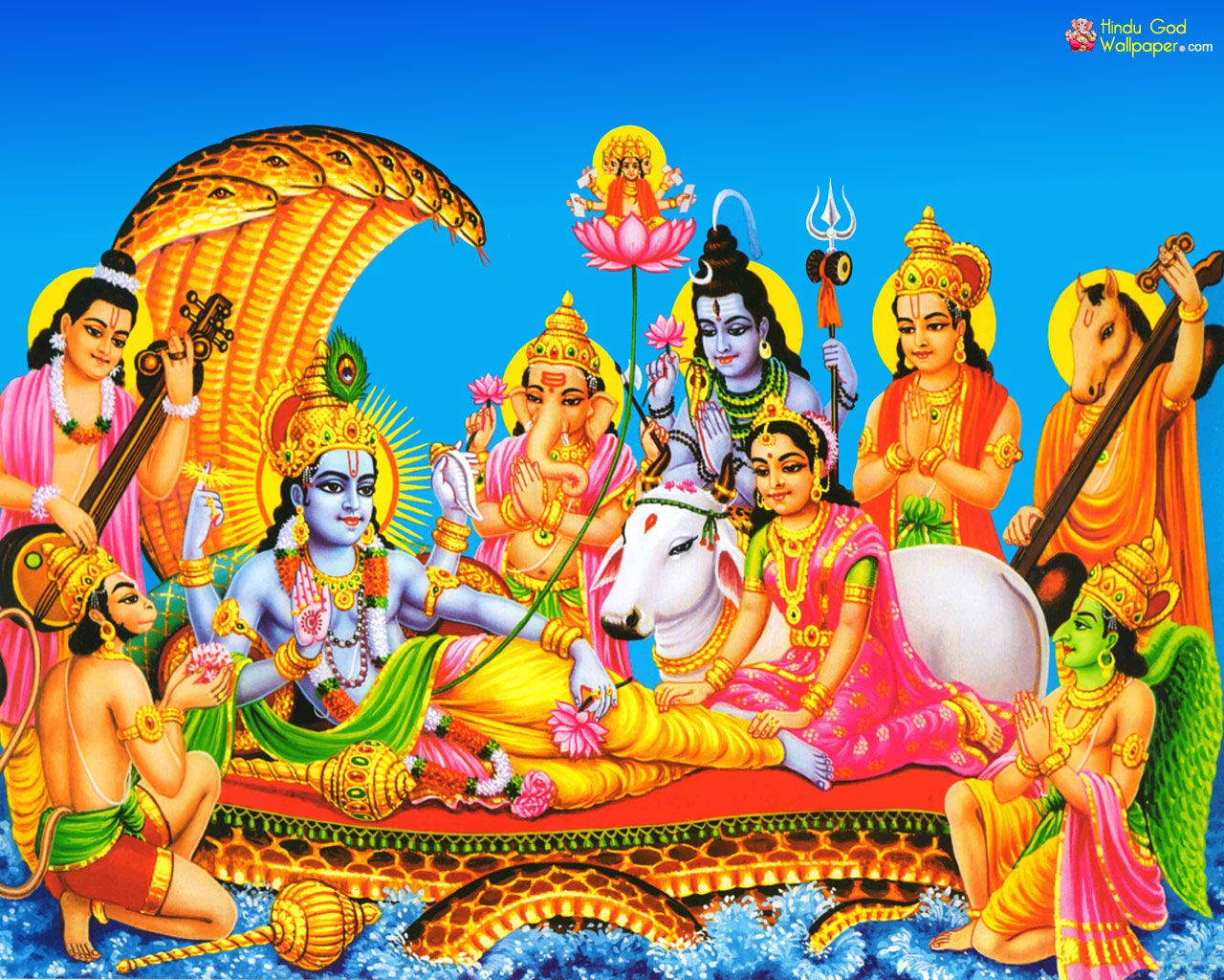 Wallpaper Of Brahma, Vishnu, And Mahesh Wallpapers