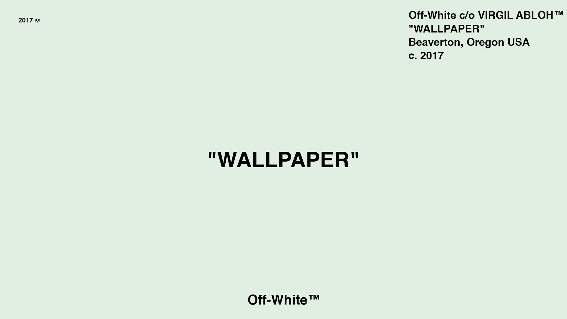 Wallpaper Off White Logo Wallpapers