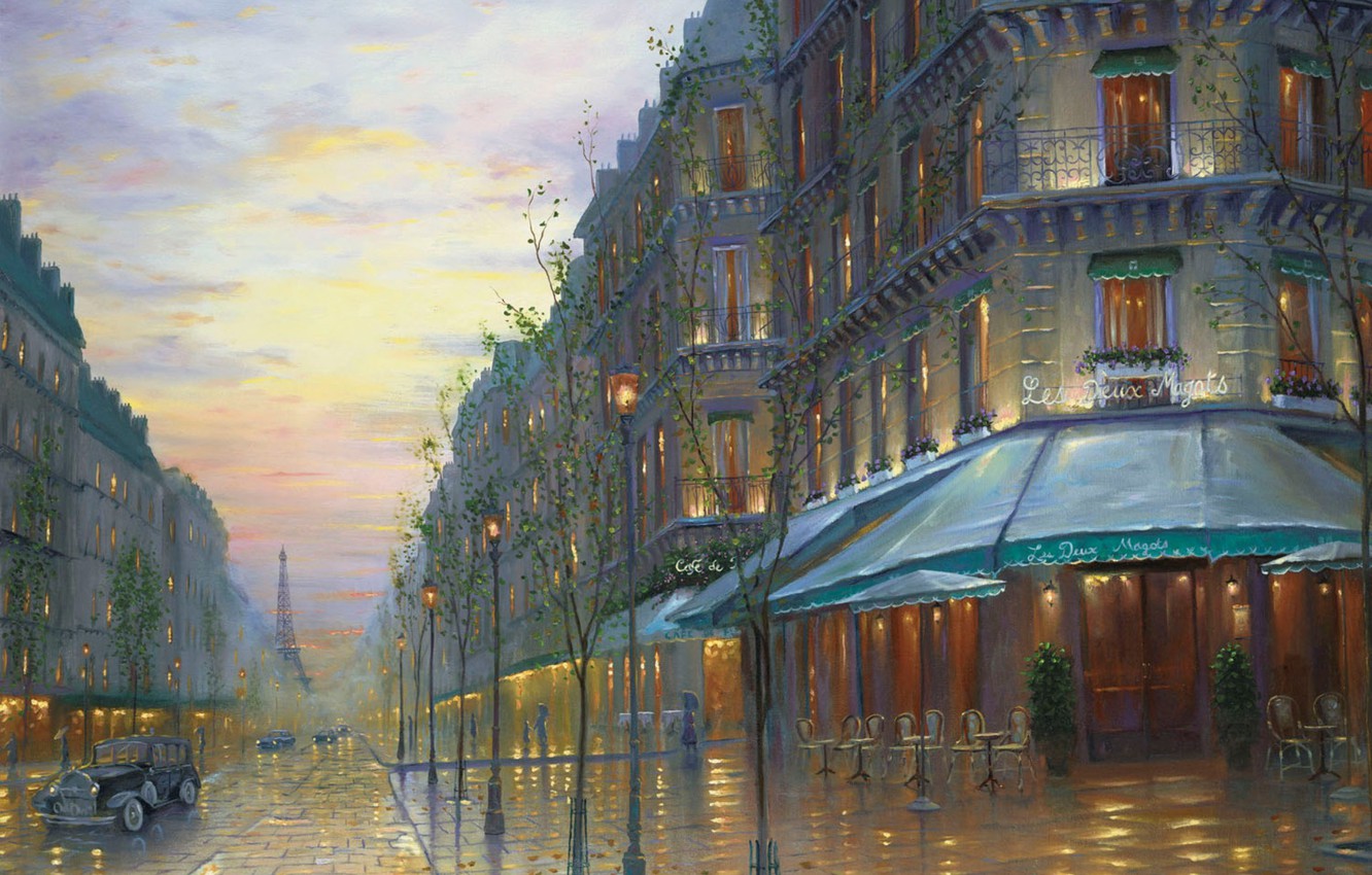 Wallpaper Paris Cafe Wallpapers