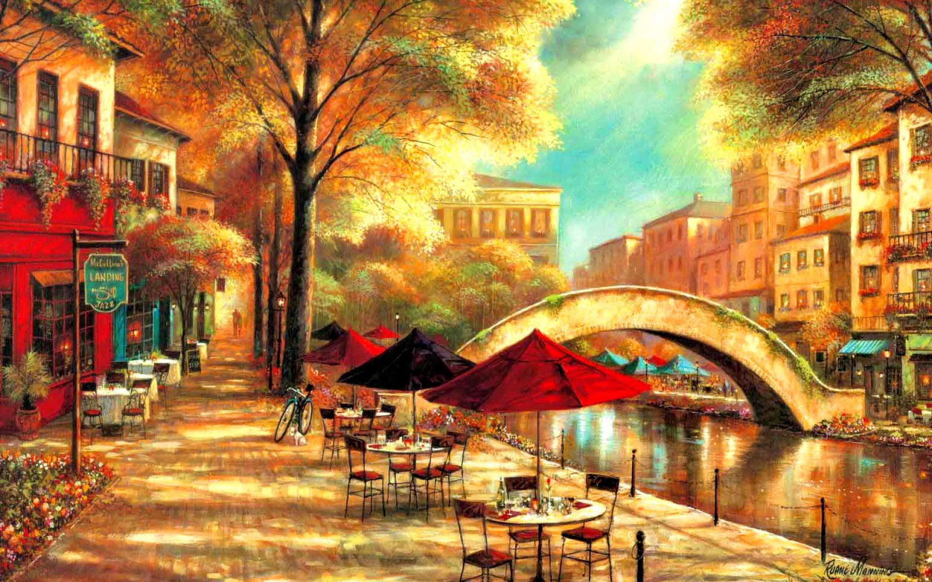 Wallpaper Paris Cafe Wallpapers