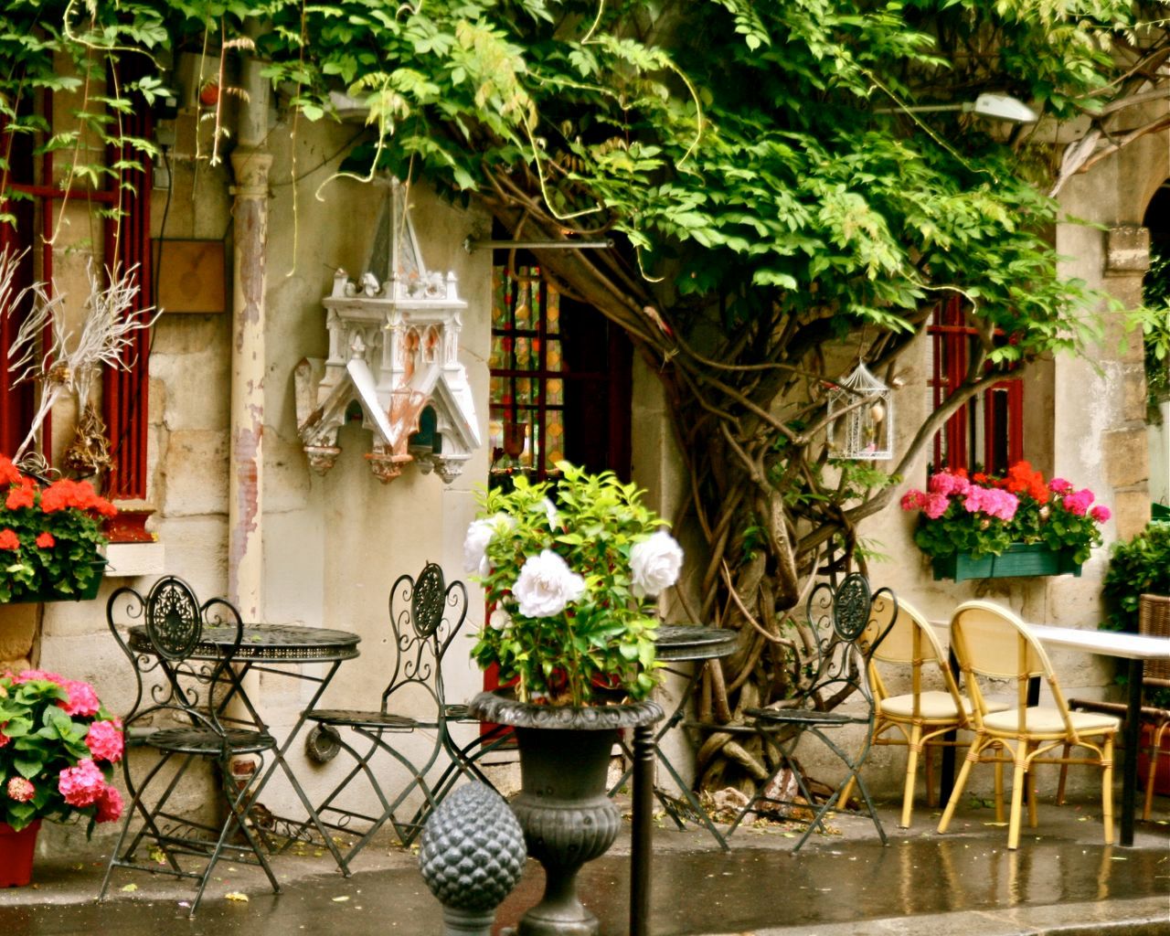 Wallpaper Paris Cafe Wallpapers