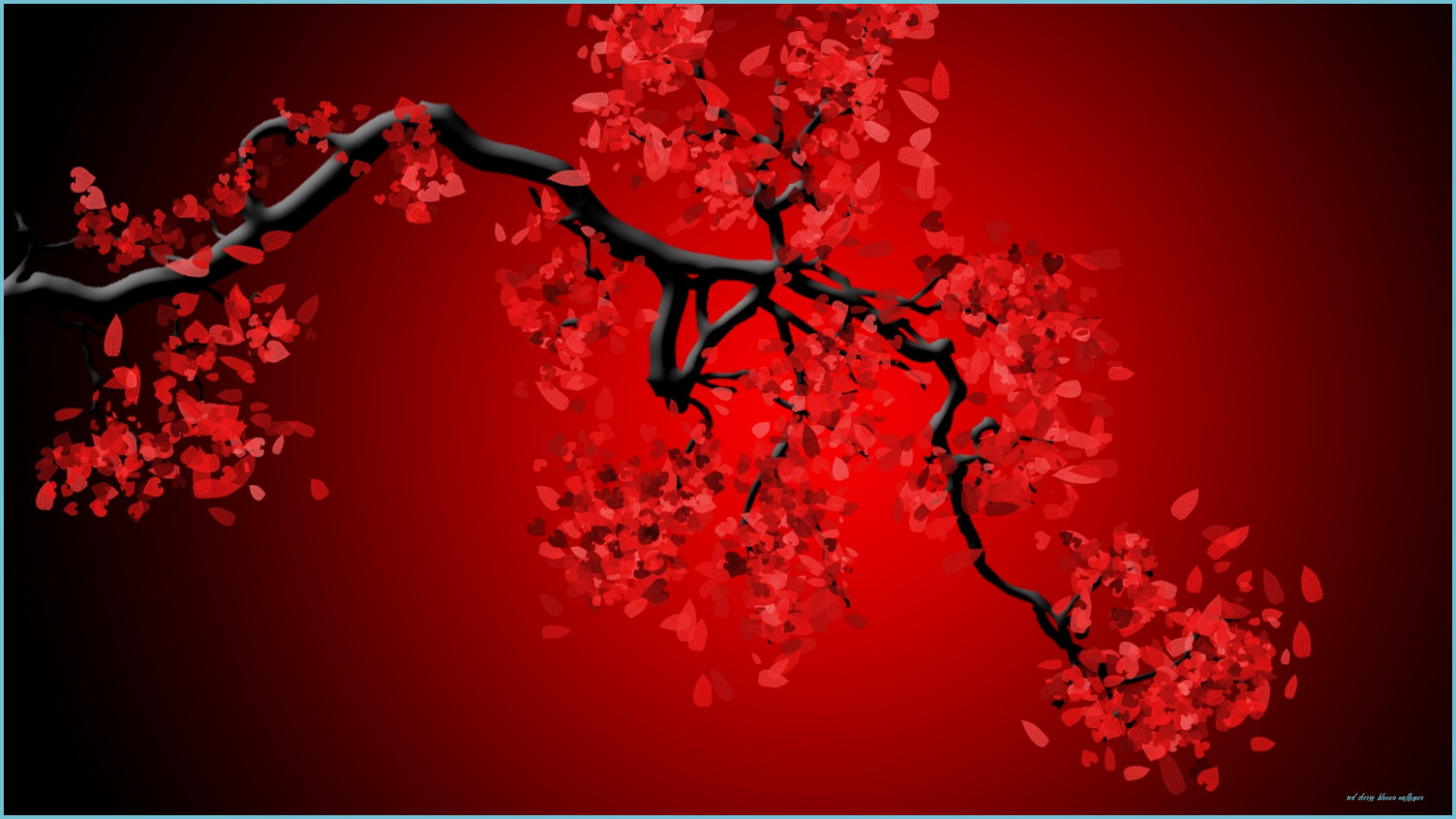 Wallpaper Red Cherry Blossom Wallpapers