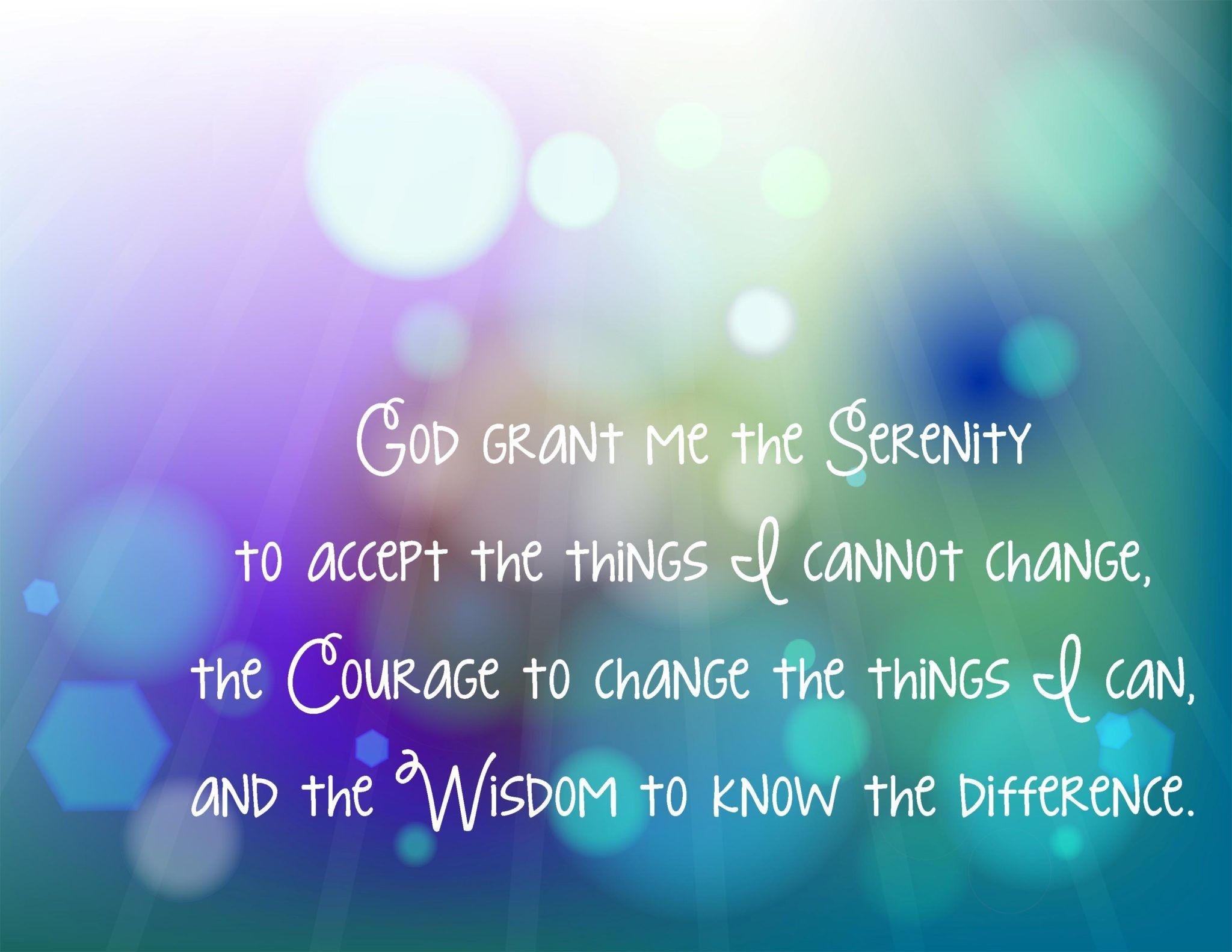 Wallpaper Serenity Prayer Wallpapers