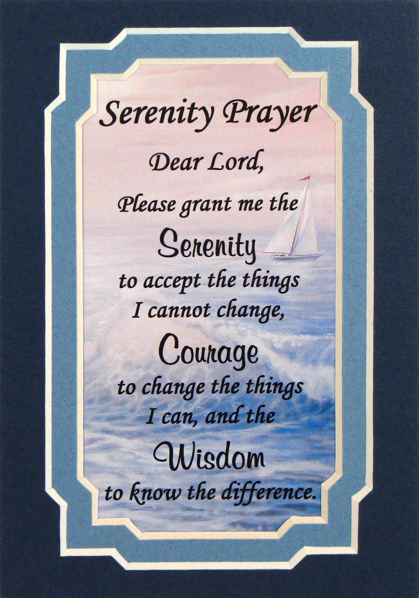 Wallpaper Serenity Prayer Wallpapers