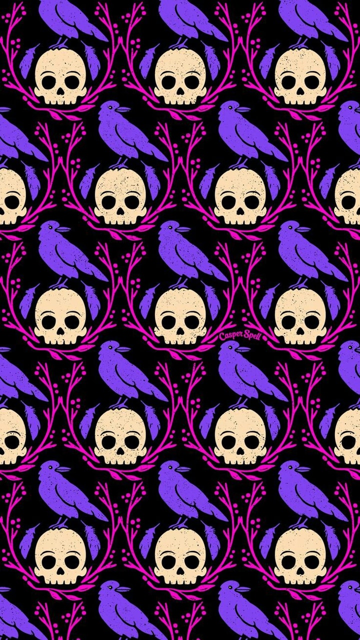 Wallpaper Skull Pattern Wallpapers