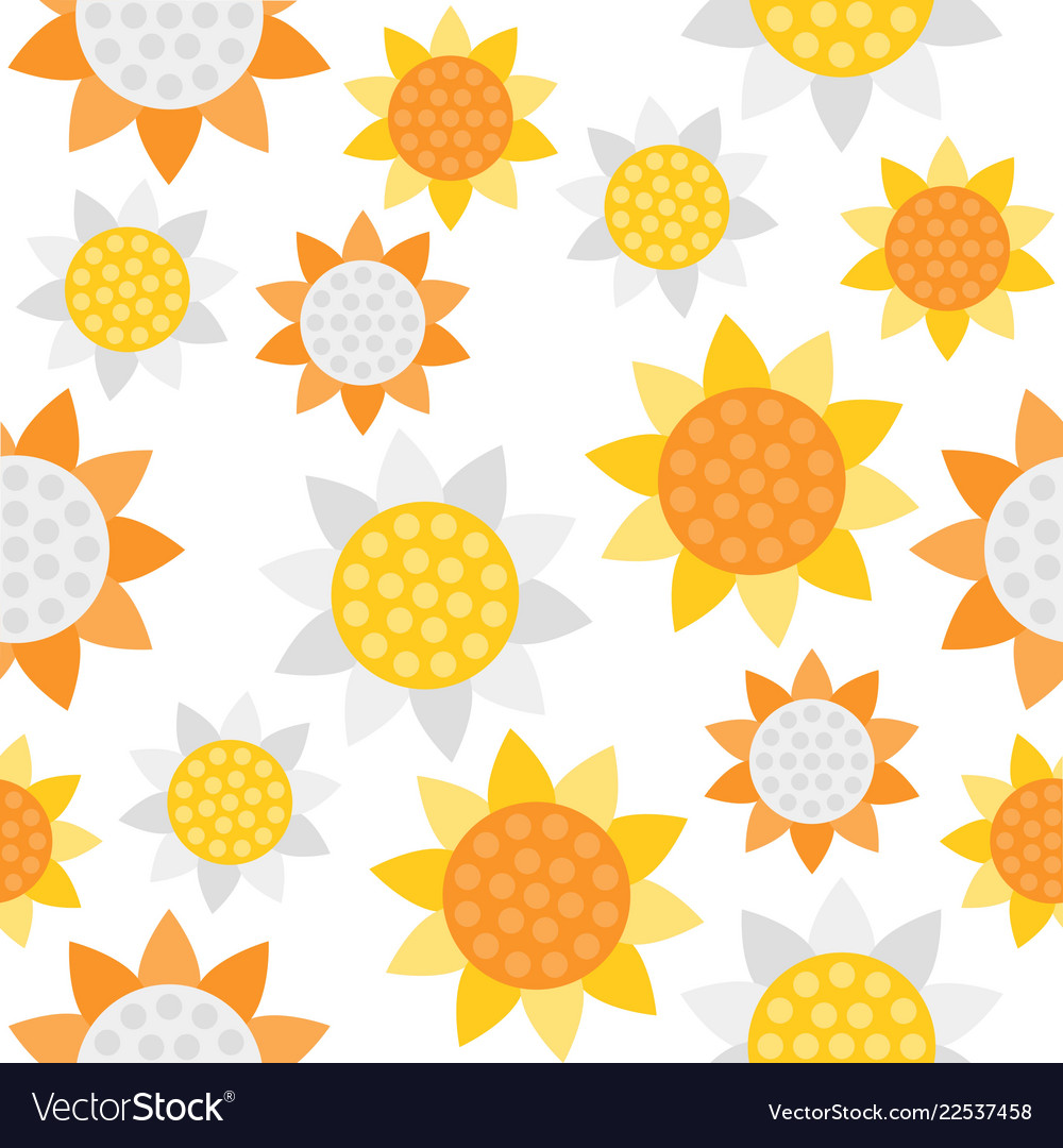 Wallpaper Sunflower Pattern Wallpapers