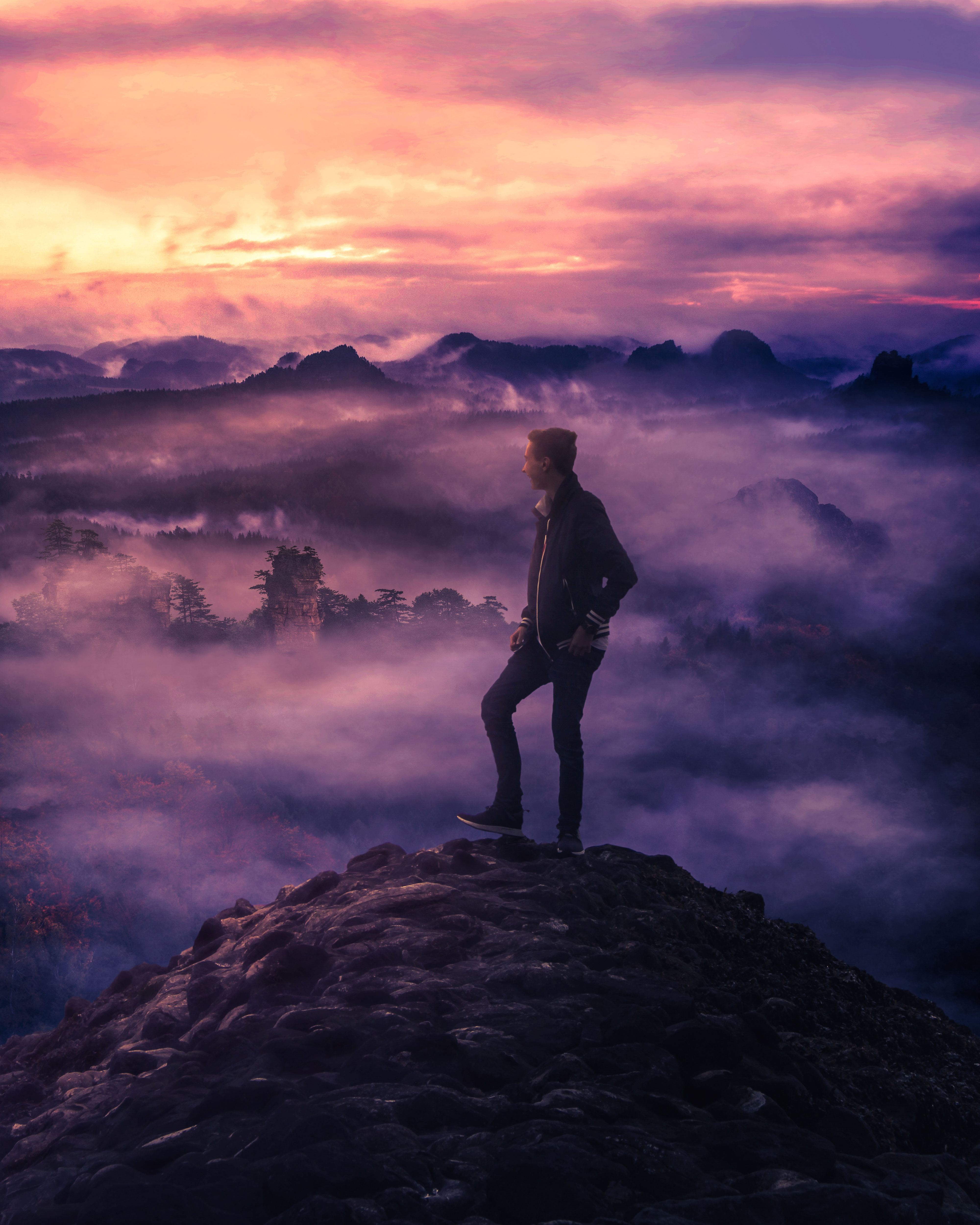 Wanderer Above The Sea Of Fog Wallpapers