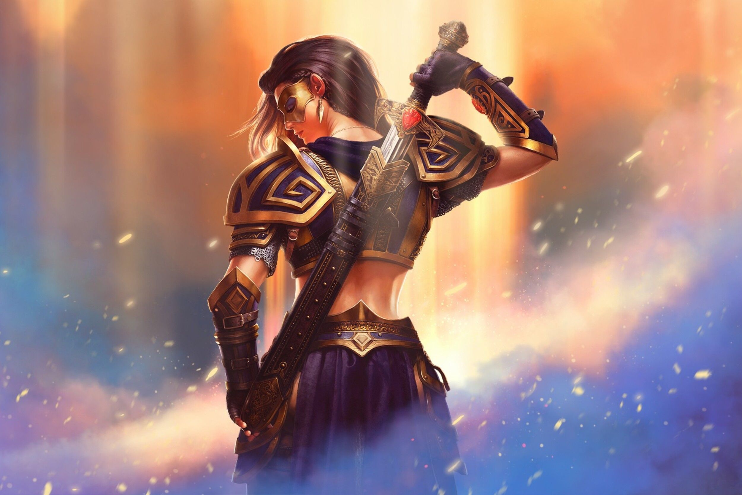 Warrior Girl Wallpapers