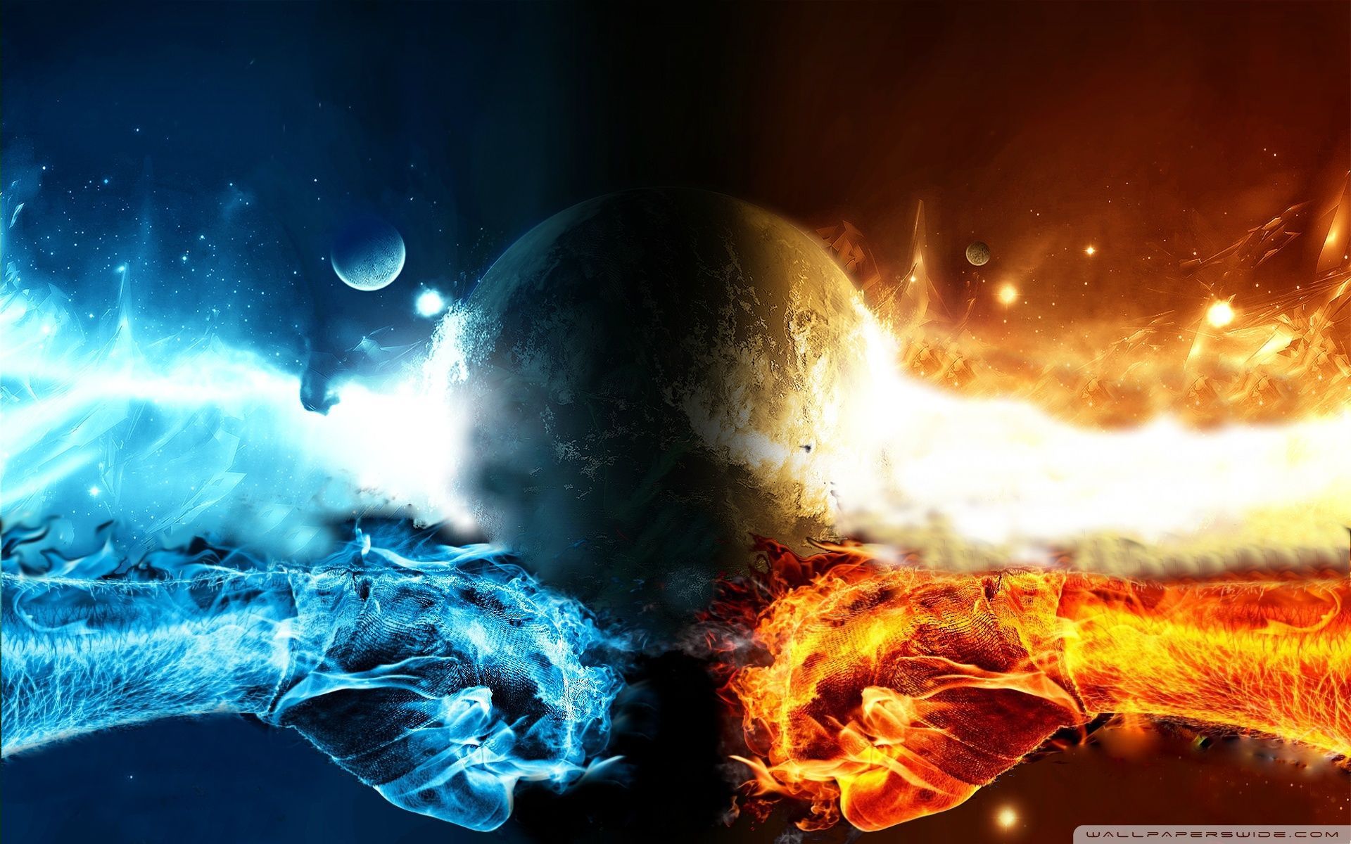 Water Vs Fire Wallpapers