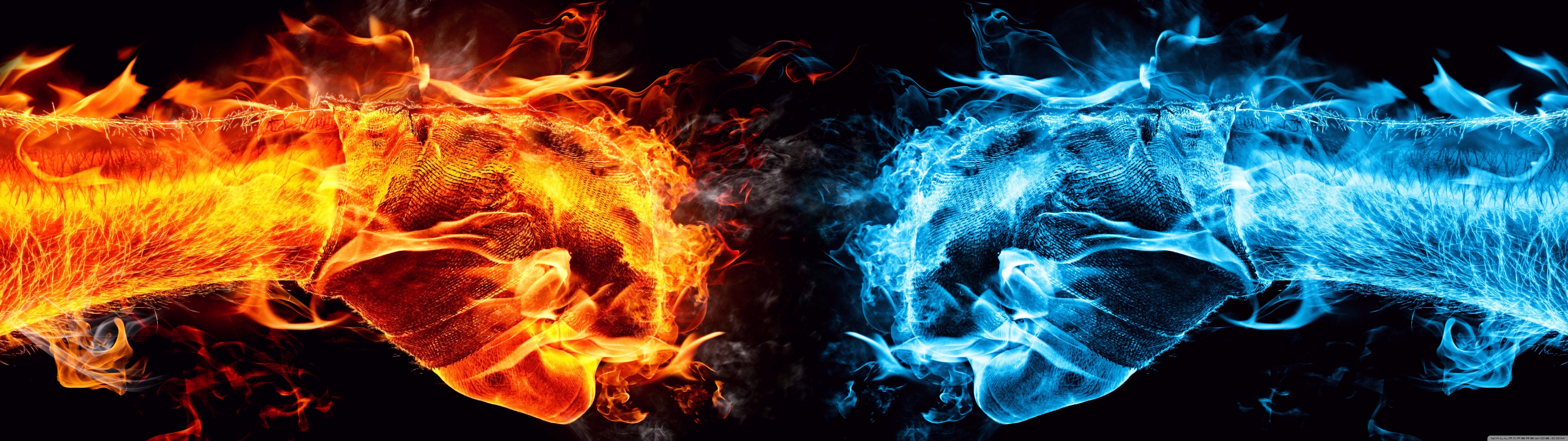 Water Vs Fire Wallpapers