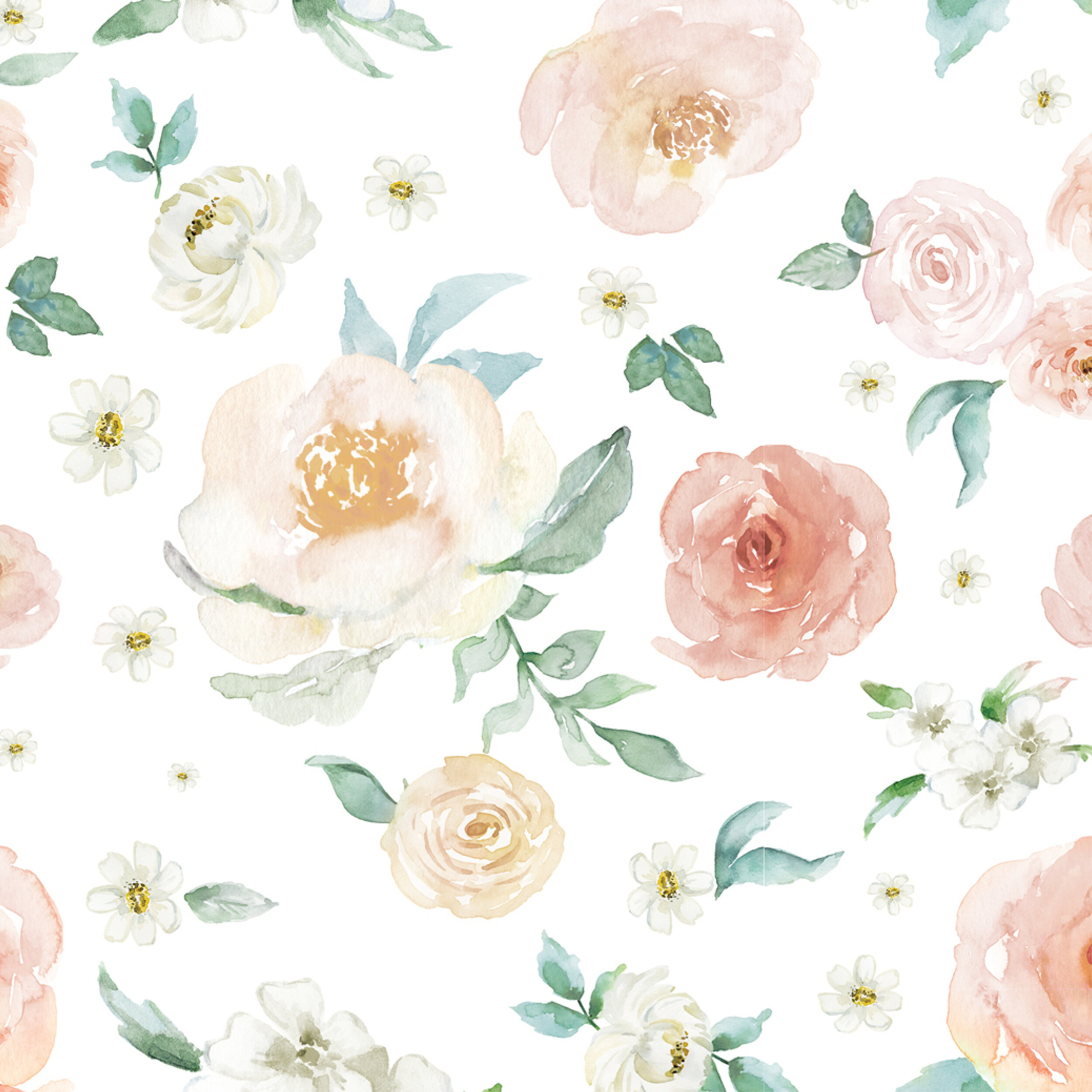 Watercolor Floral Wallpapers