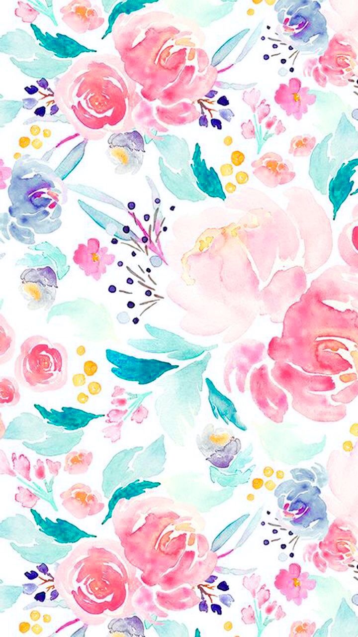 Watercolor Floral Wallpapers