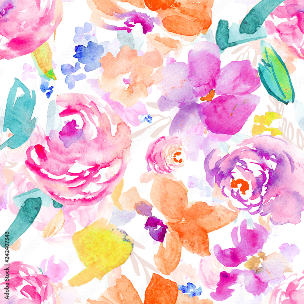 Watercolor Floral Wallpapers