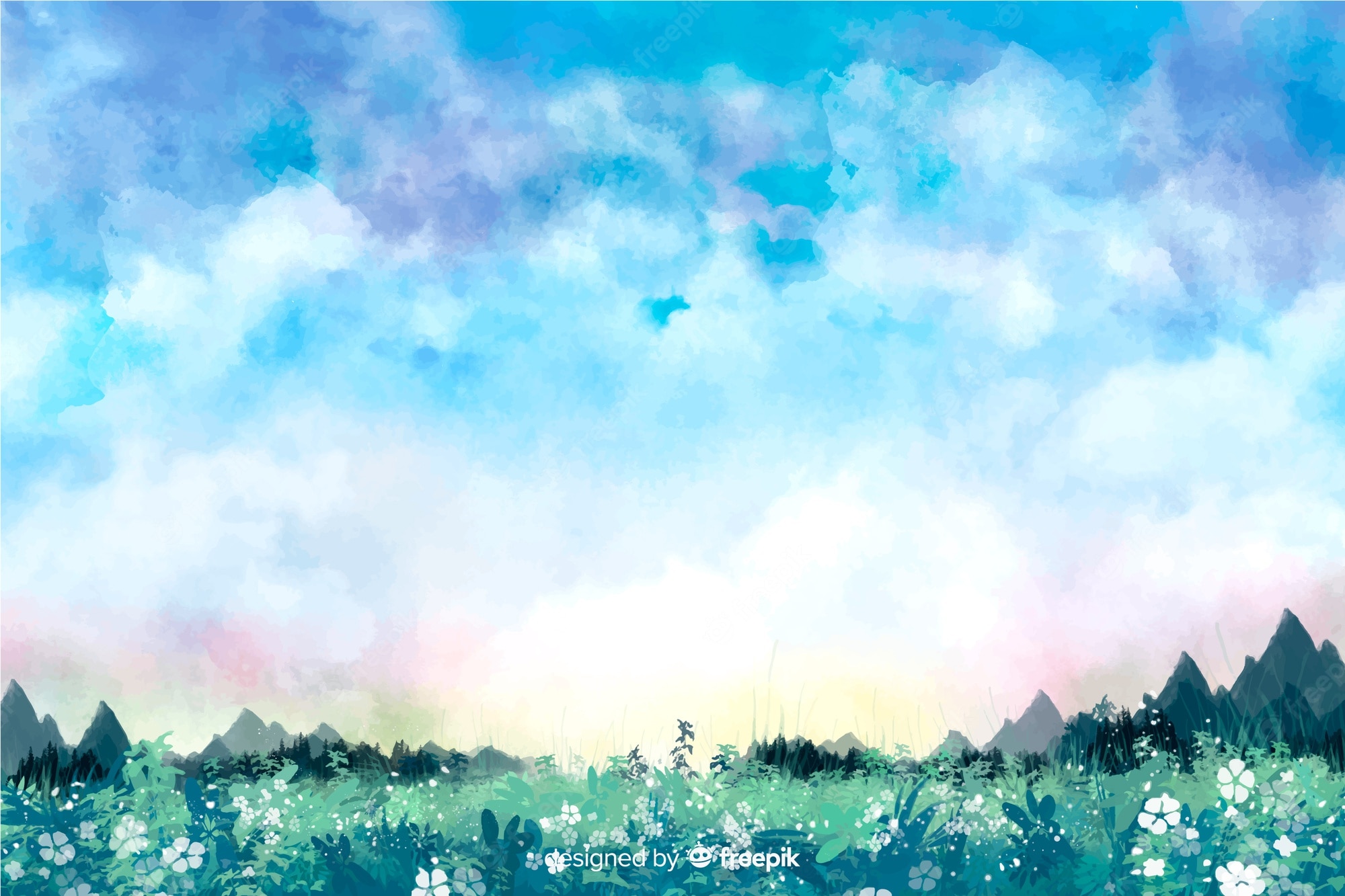 Watercolor Landscape Wallpapers