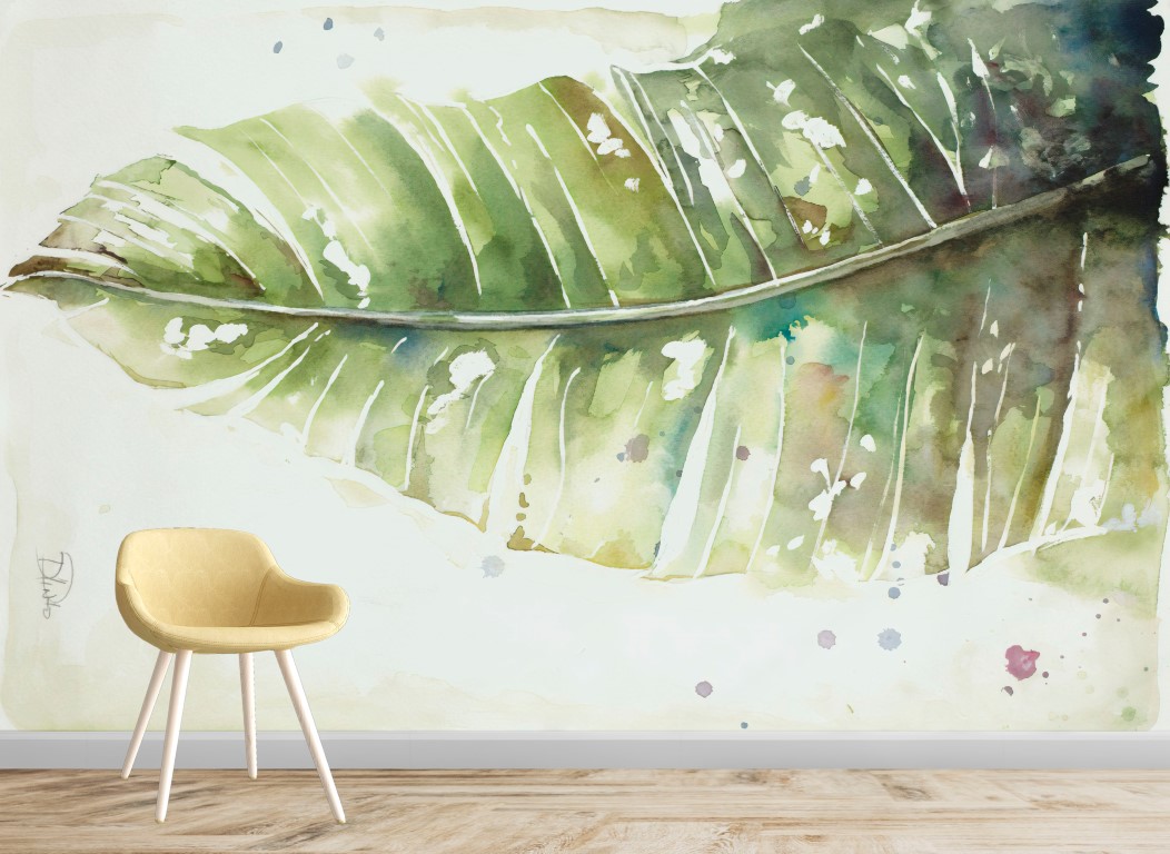 Watercolor Palm Leaves Wallpapers