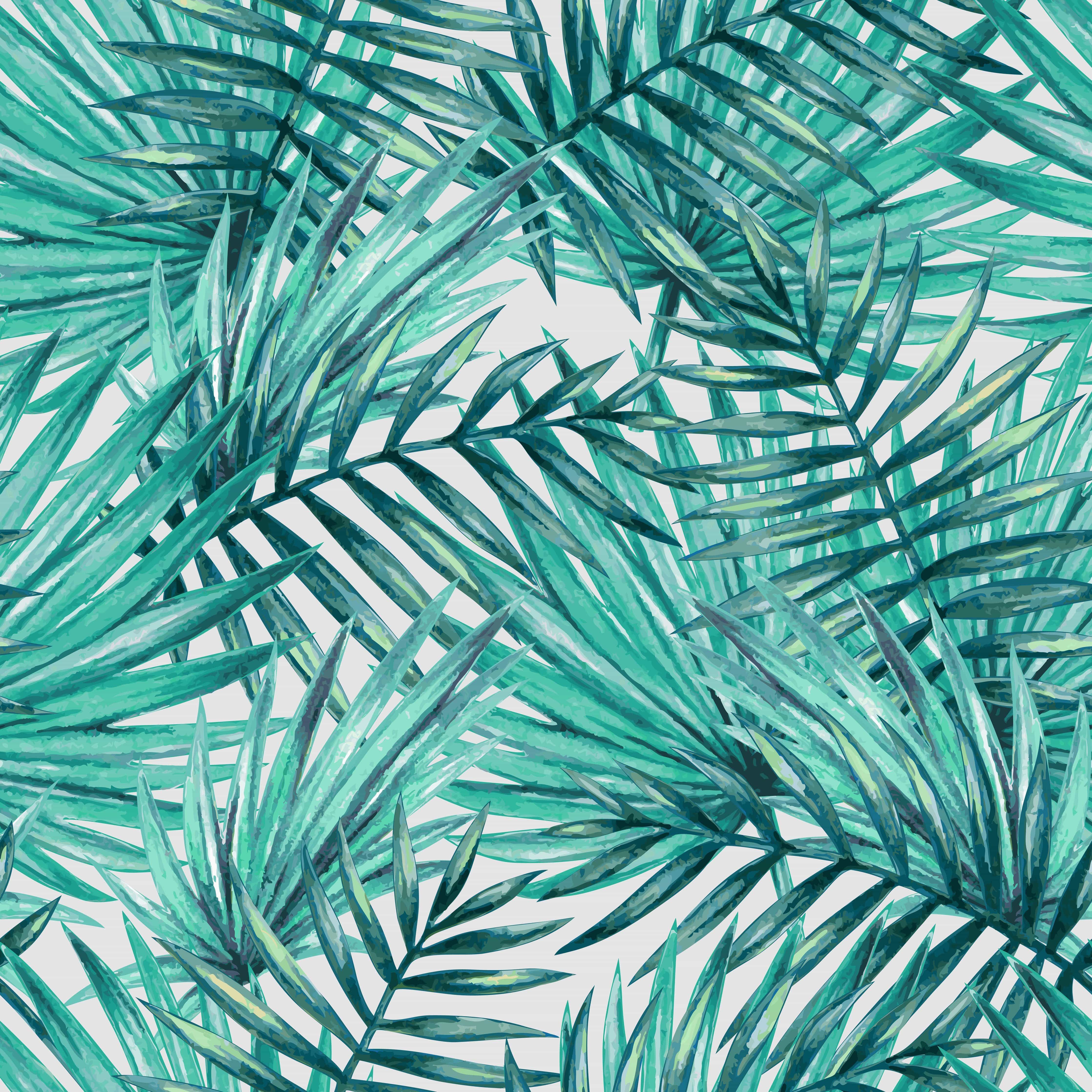 Watercolor Palm Leaves Wallpapers