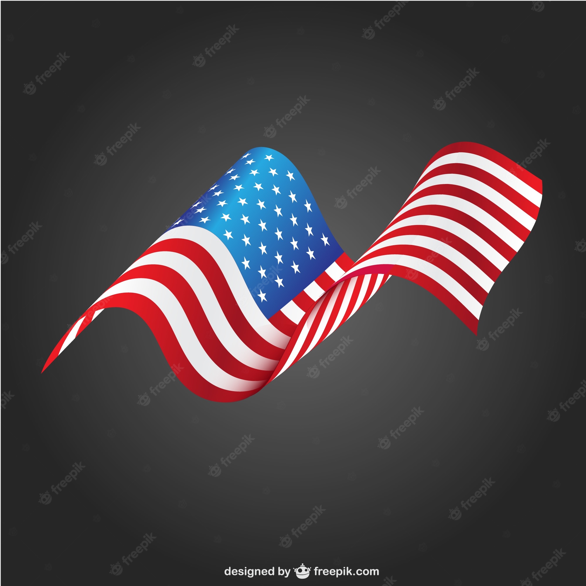 Waving American Flag Wallpapers