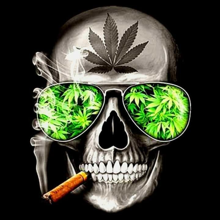 Weed Skulls Wallpapers