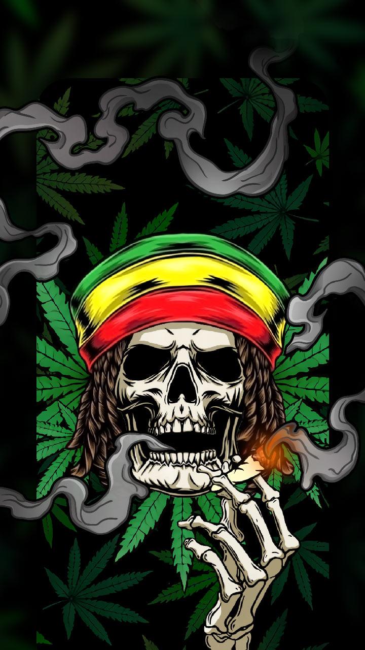 Weed Skulls Wallpapers