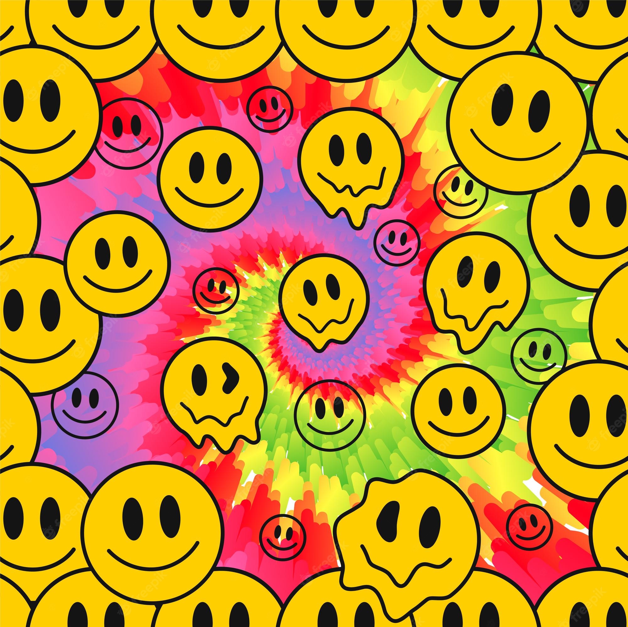 Weed Tie Dye Pattern Wallpapers