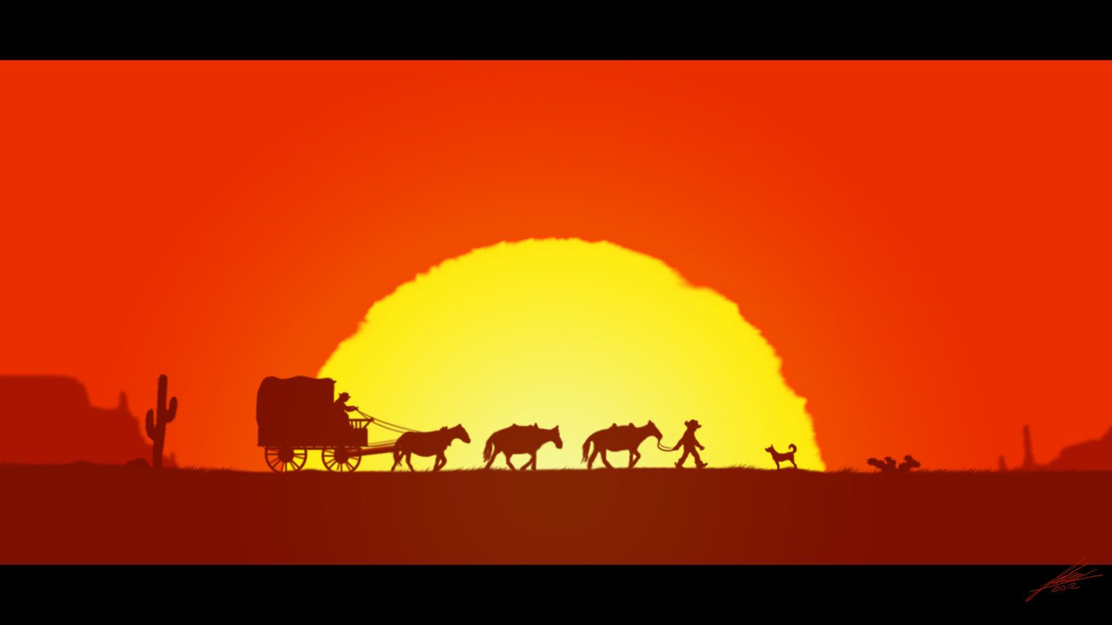 Western Sunset Wallpapers