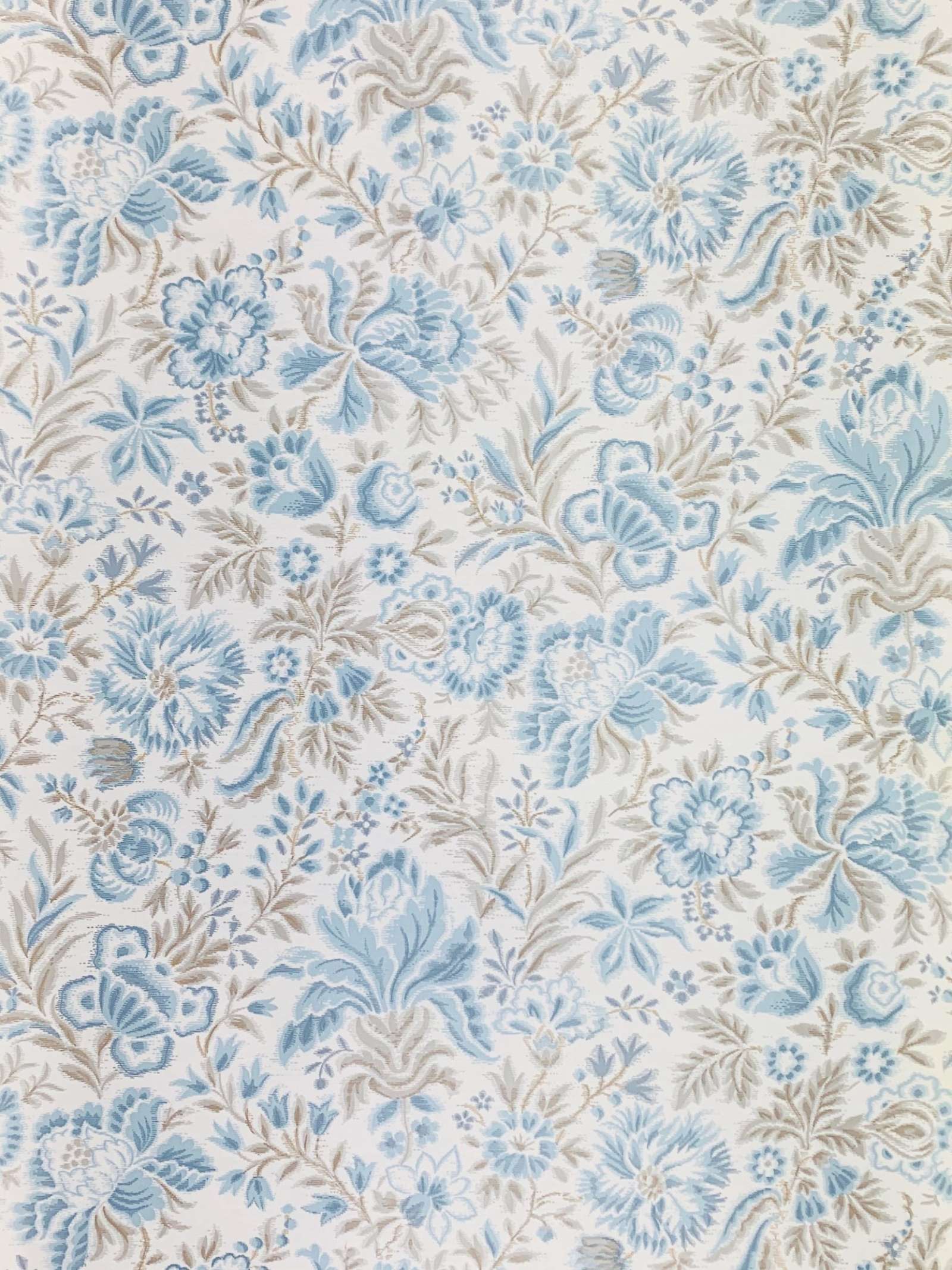 White And Blue Floral Wallpapers