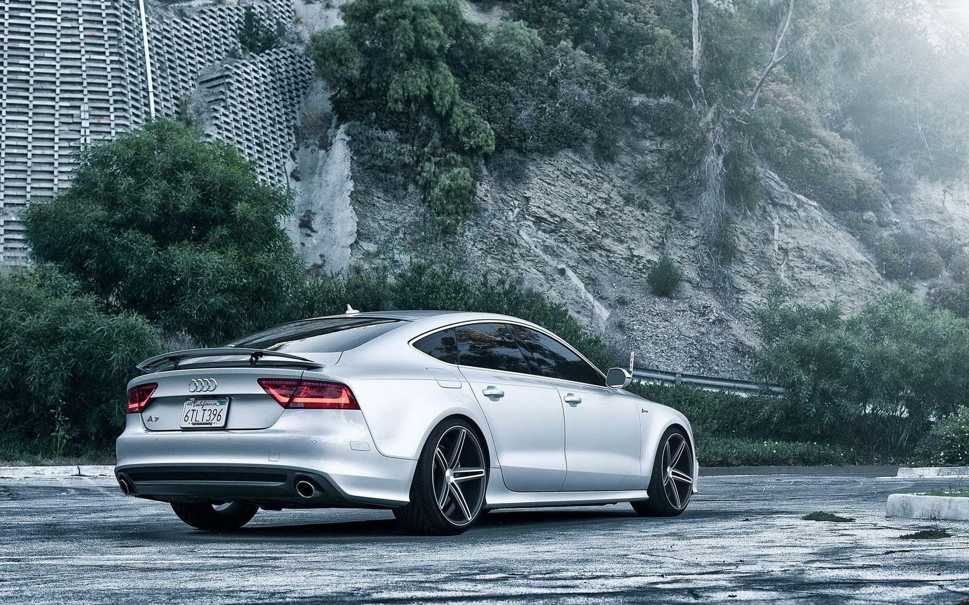 White Audi A7 Wallpapers