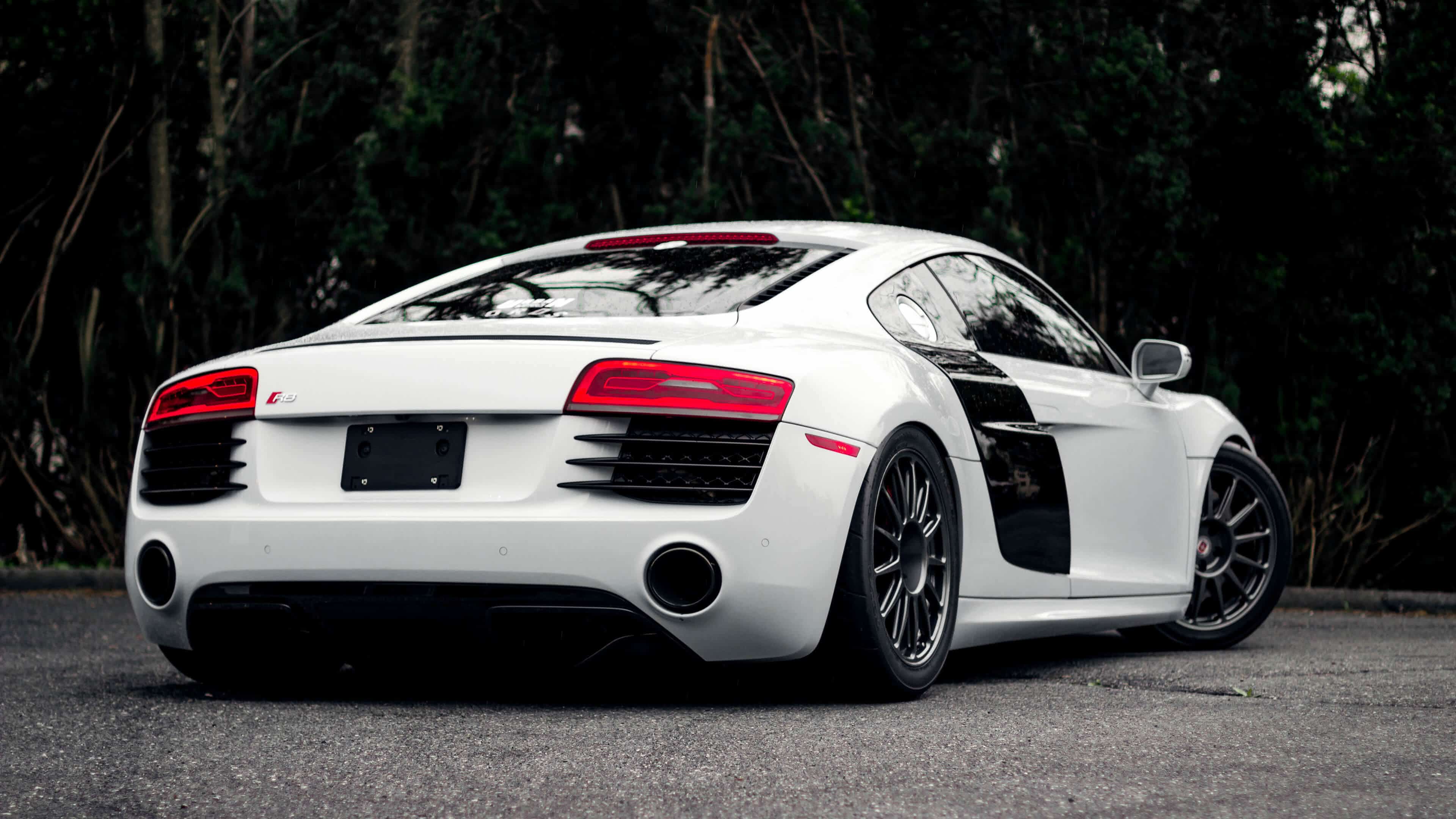 White Audi R8 Wallpapers