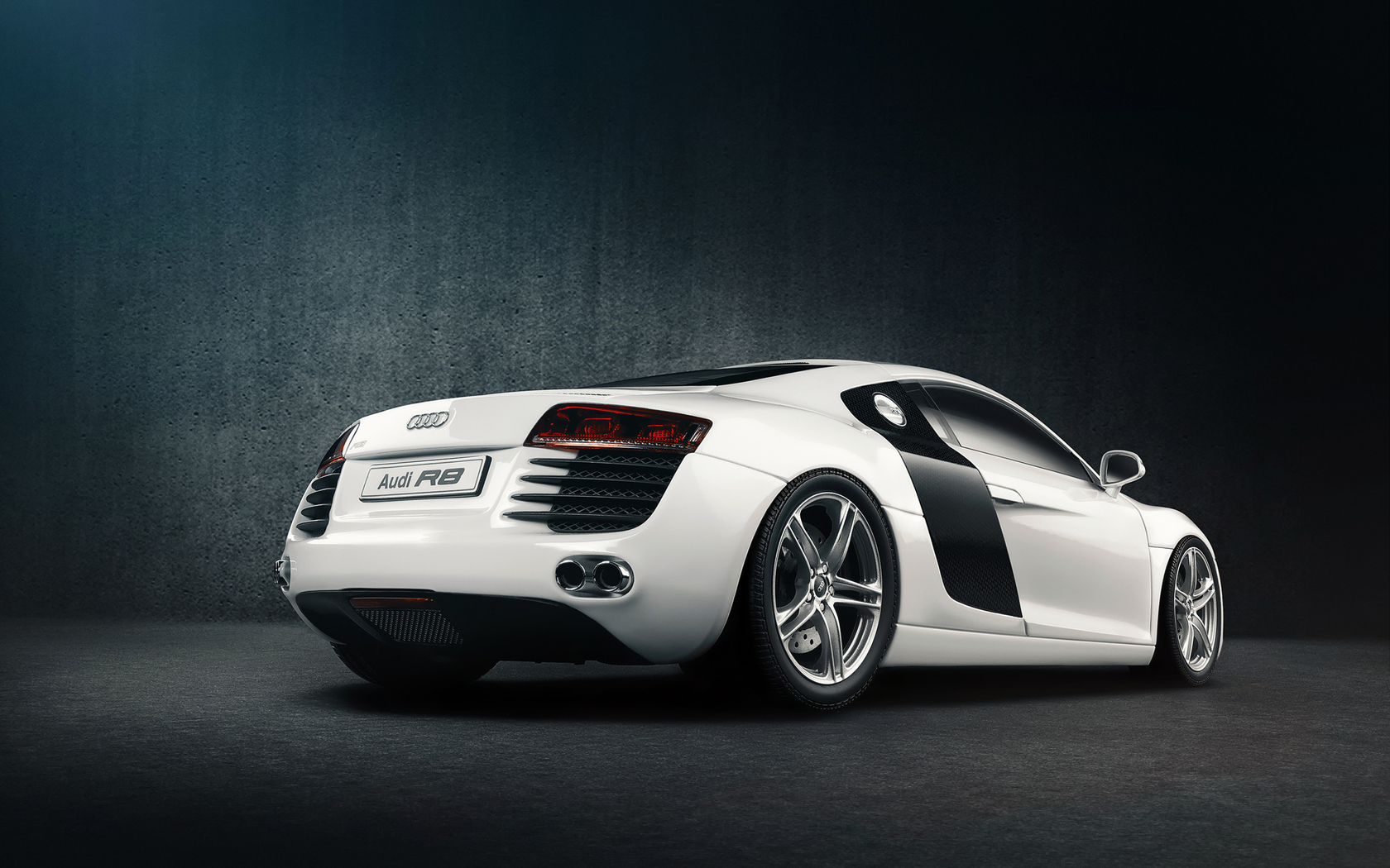 White Audi R8 Wallpapers