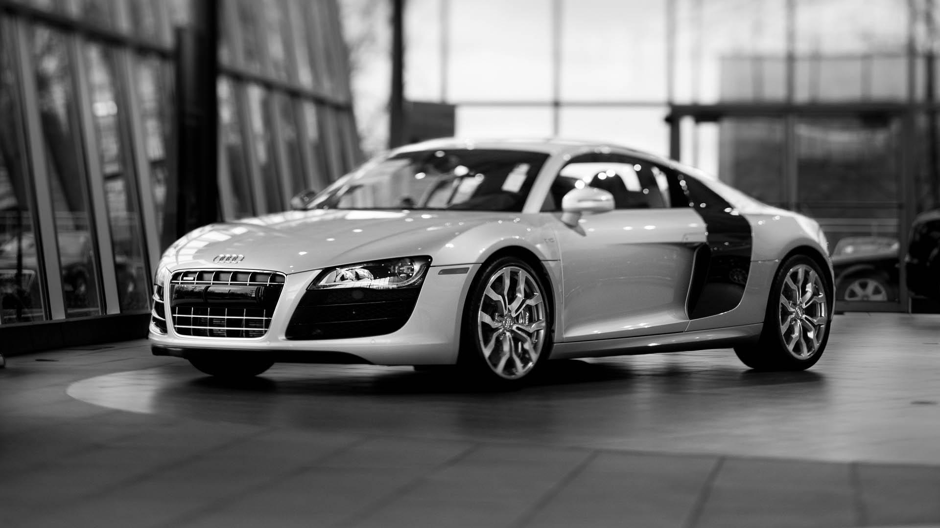 White Audi R8 Wallpapers