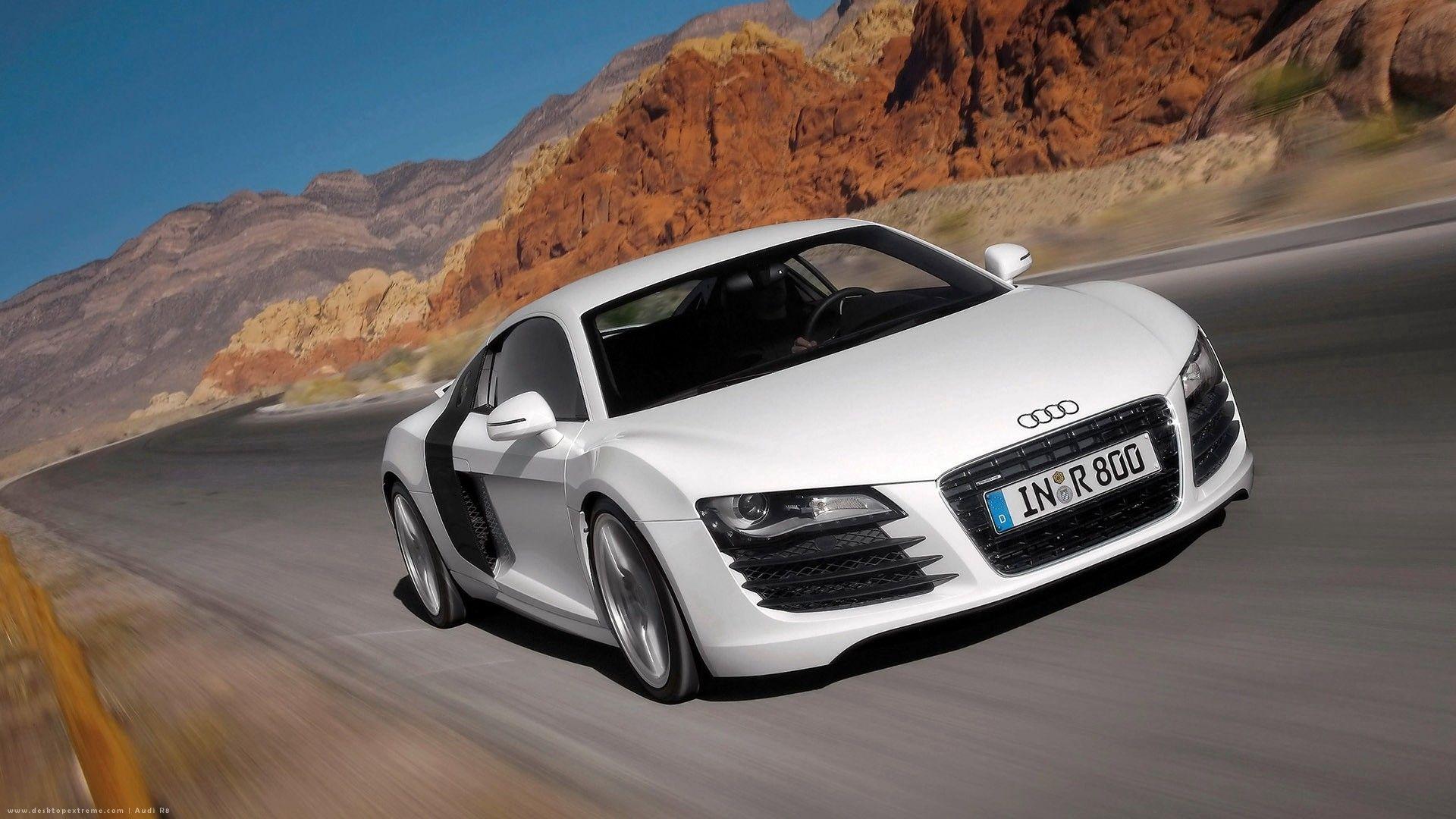 White Audi R8 Wallpapers