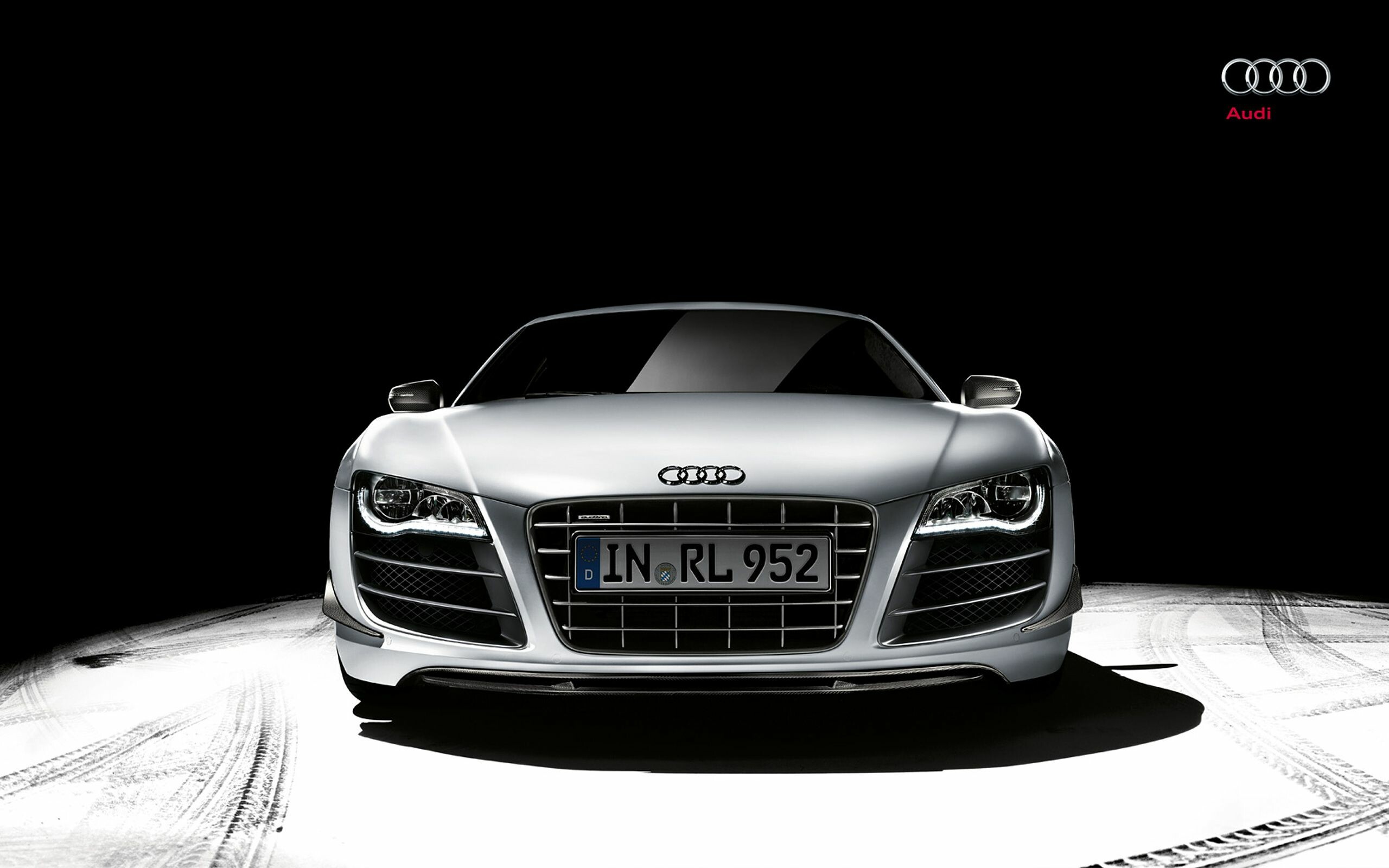 White Audi R8 Wallpapers