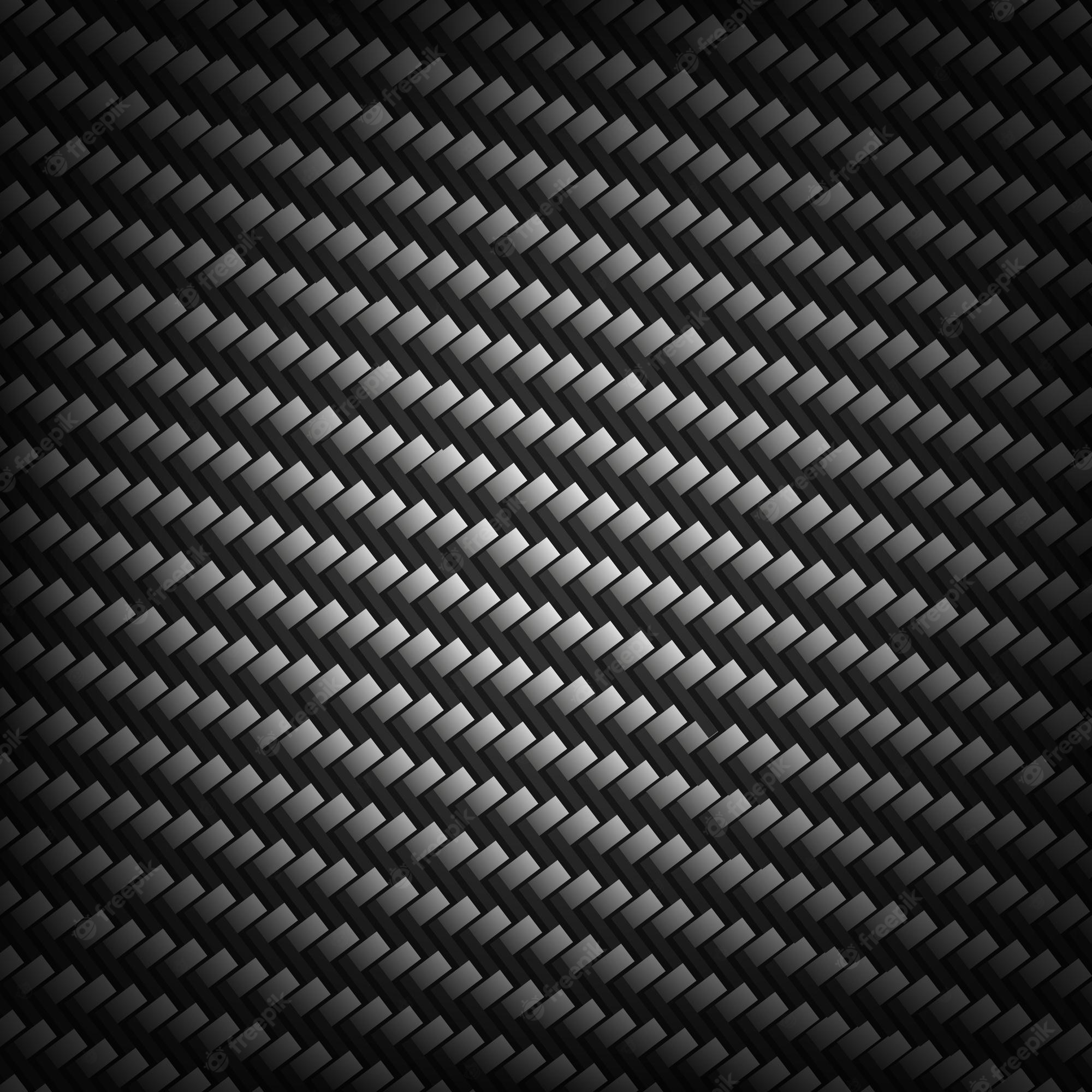 White Carbon Fibre Wallpapers