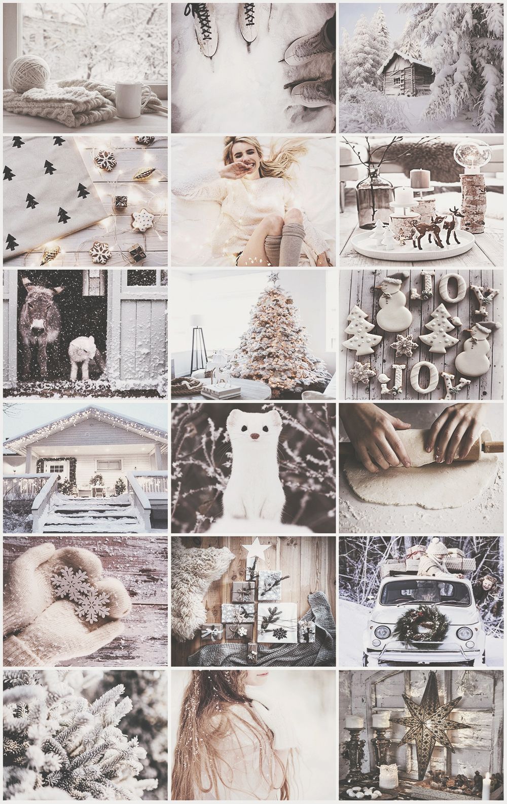 White Christmas Aesthetic Wallpapers