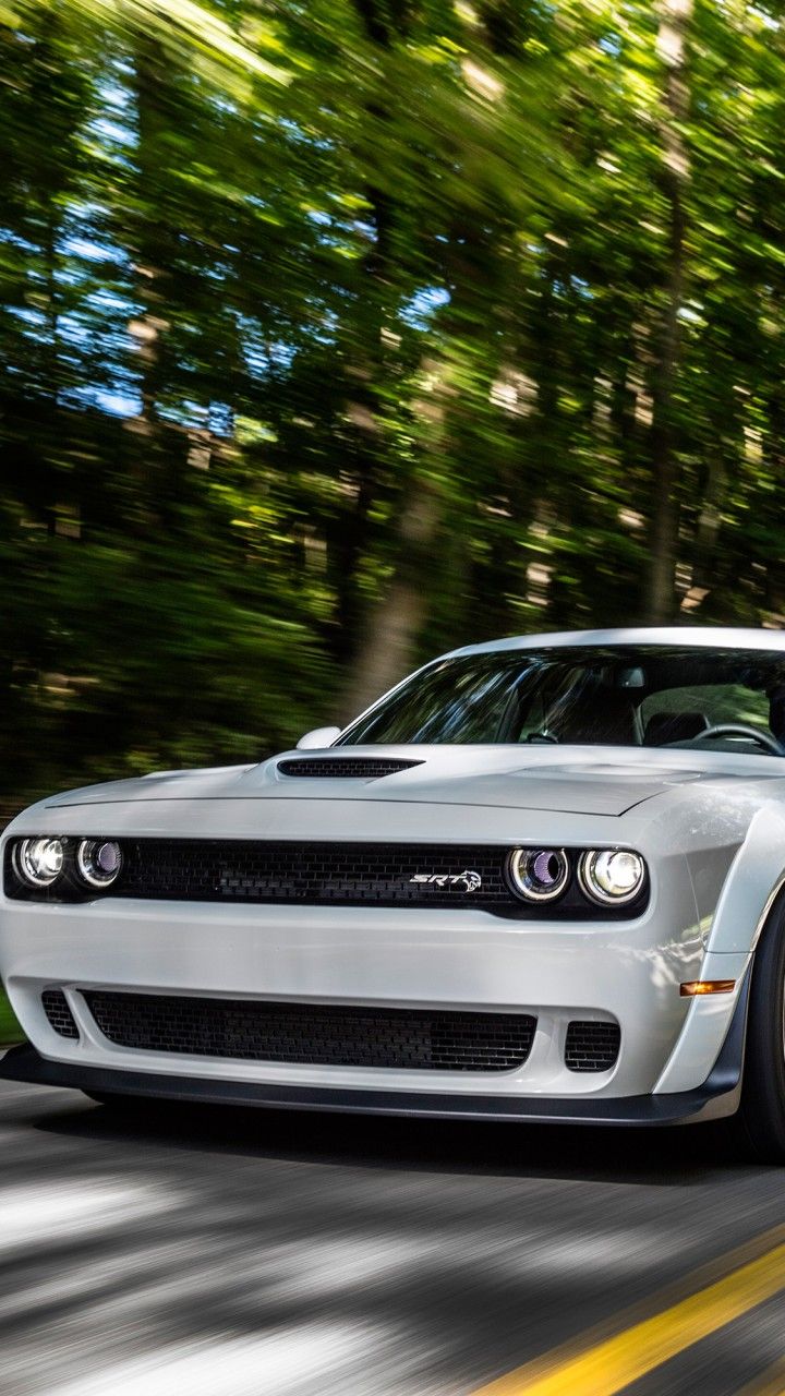 White Dodge Challenger Wallpapers