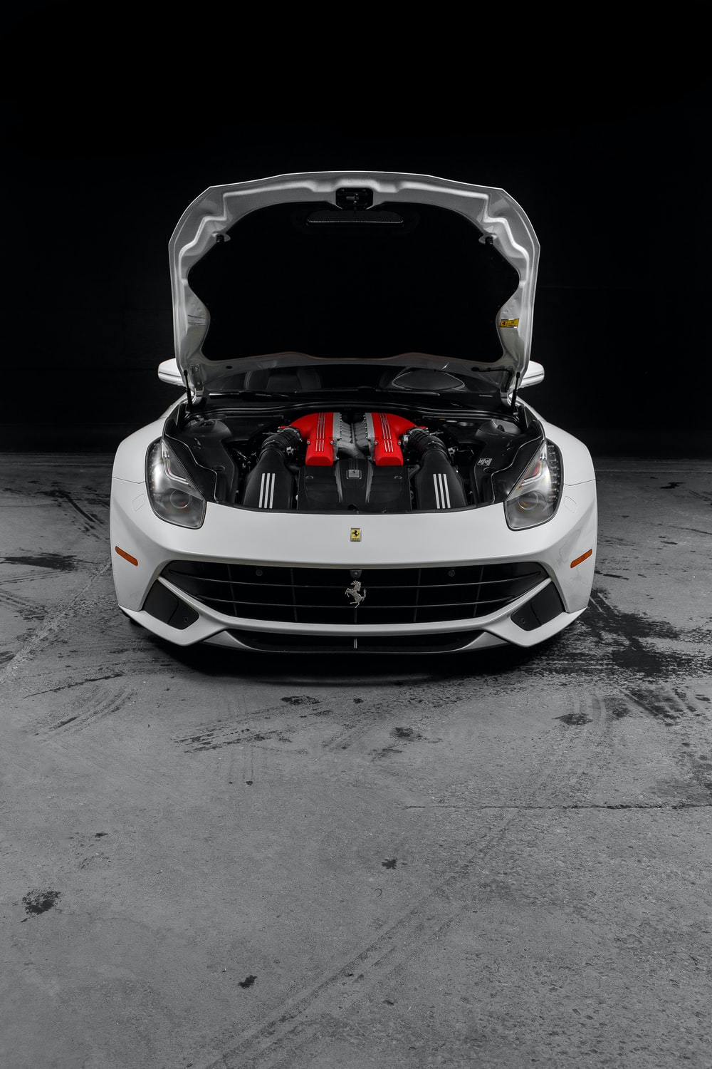 White Ferrari Car Wallpapers