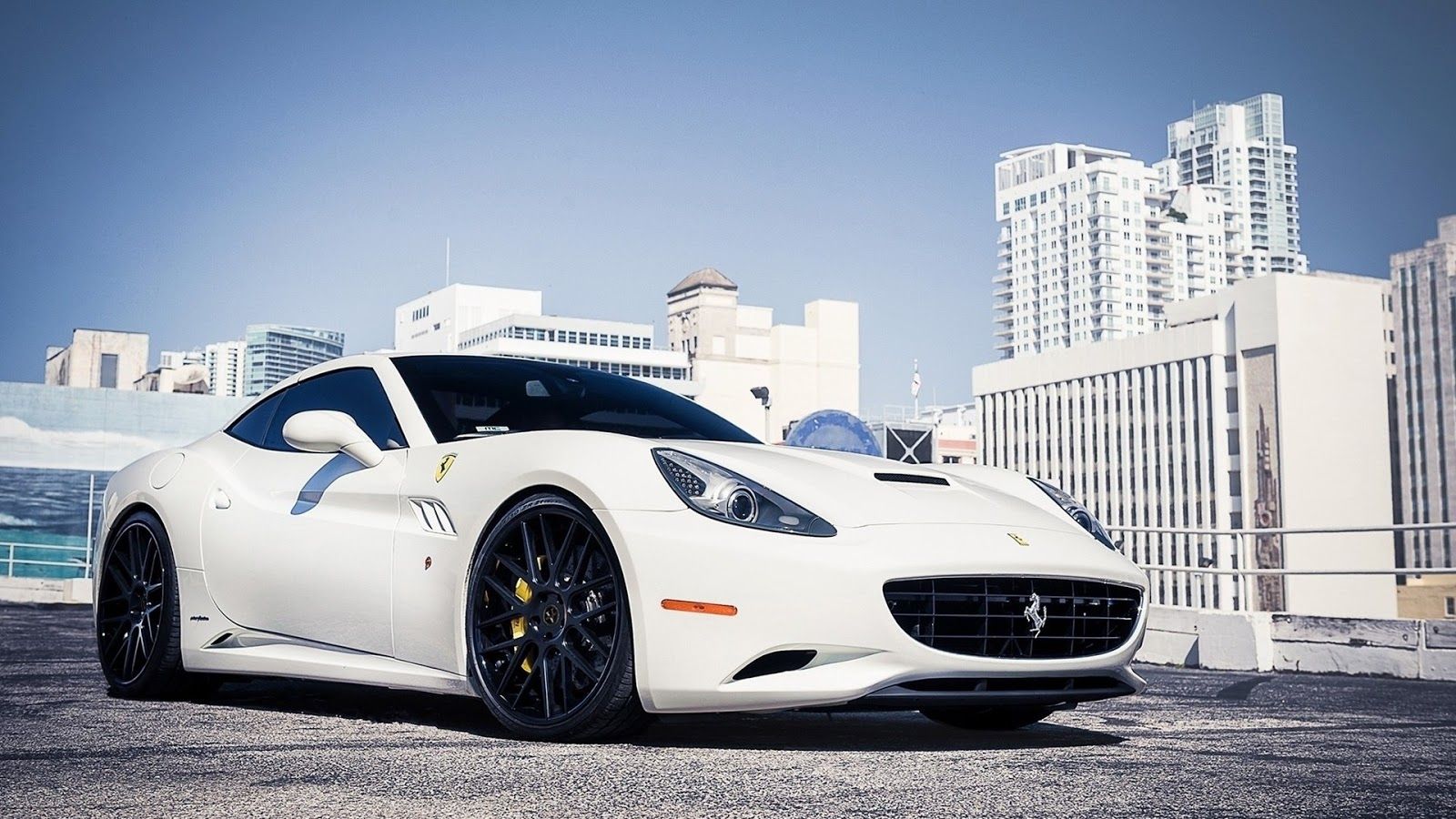 White Ferrari Wallpapers