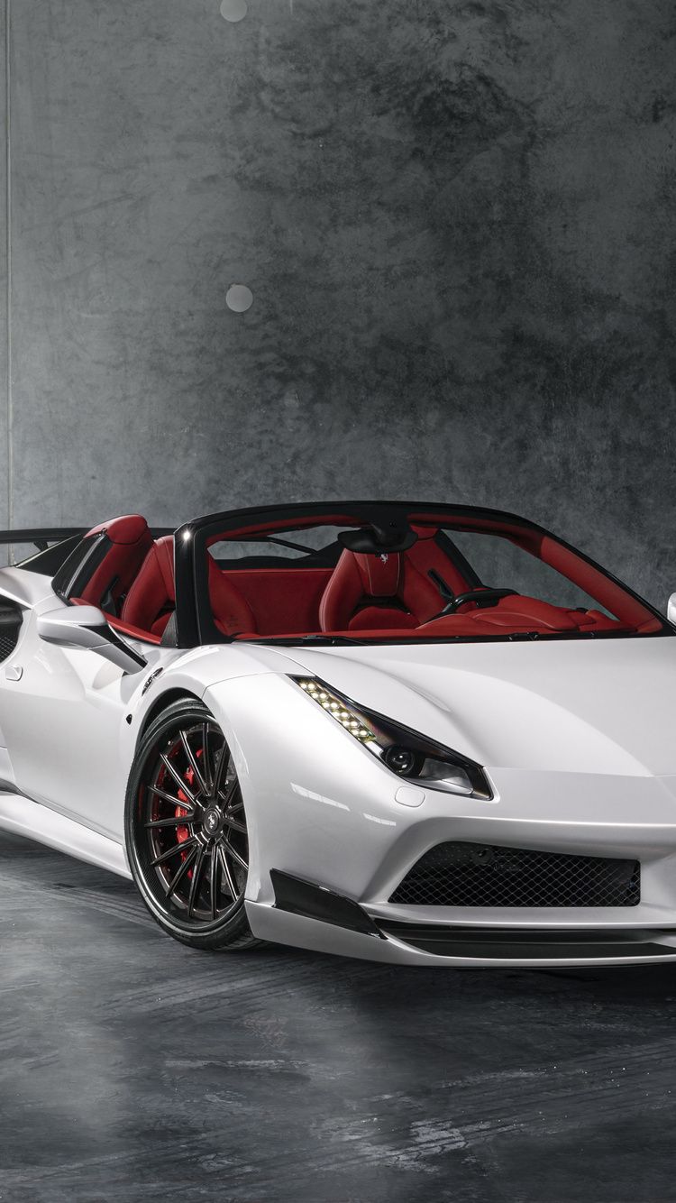 White Ferrari Wallpapers