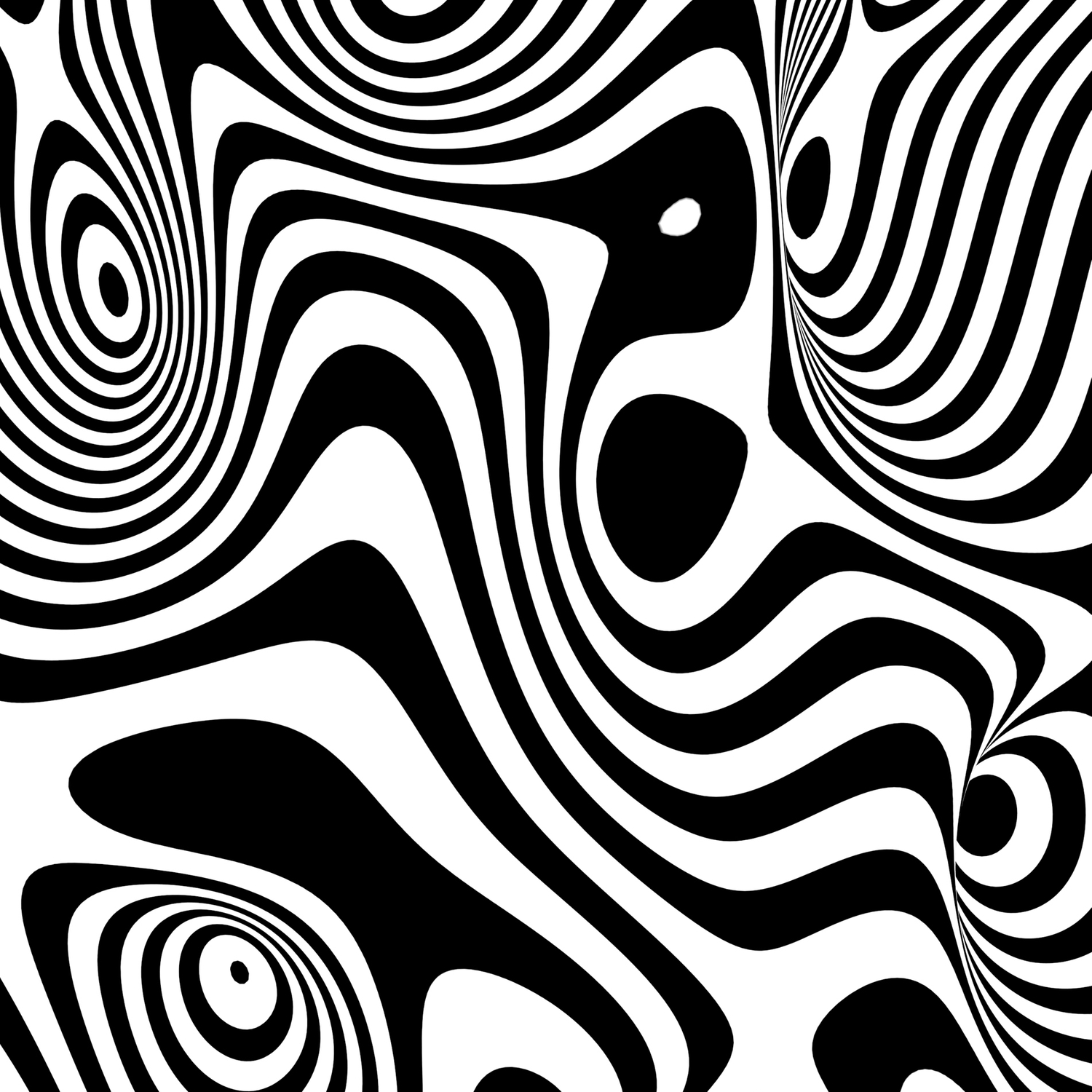 White Trippy Wallpapers