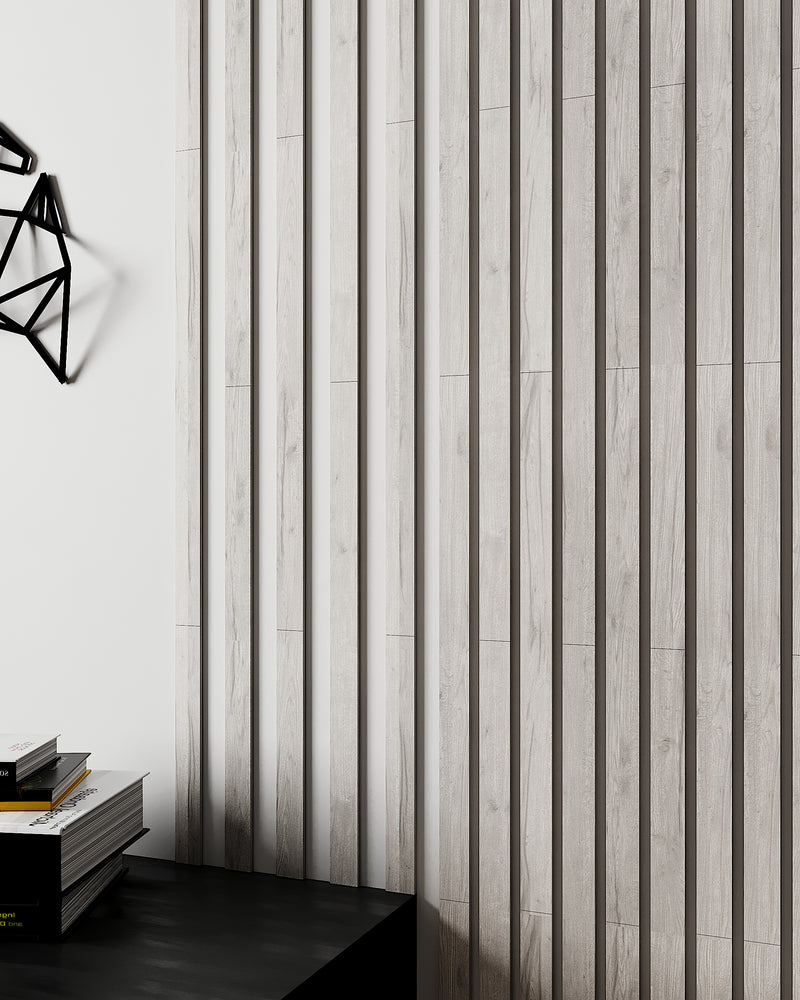 White Wood Slats Wallpapers