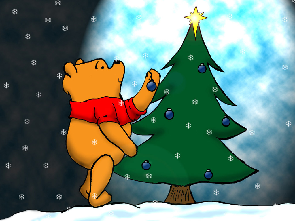 Winnie The Pooh Christmas Wallpapers