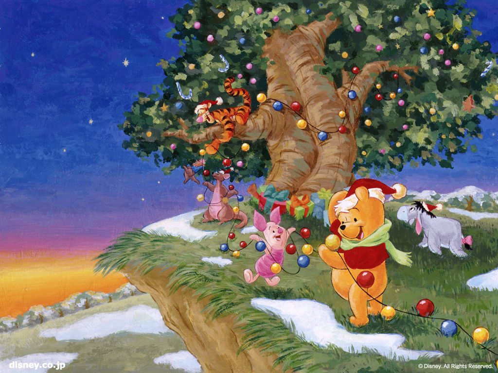 Winnie The Pooh Christmas Wallpapers