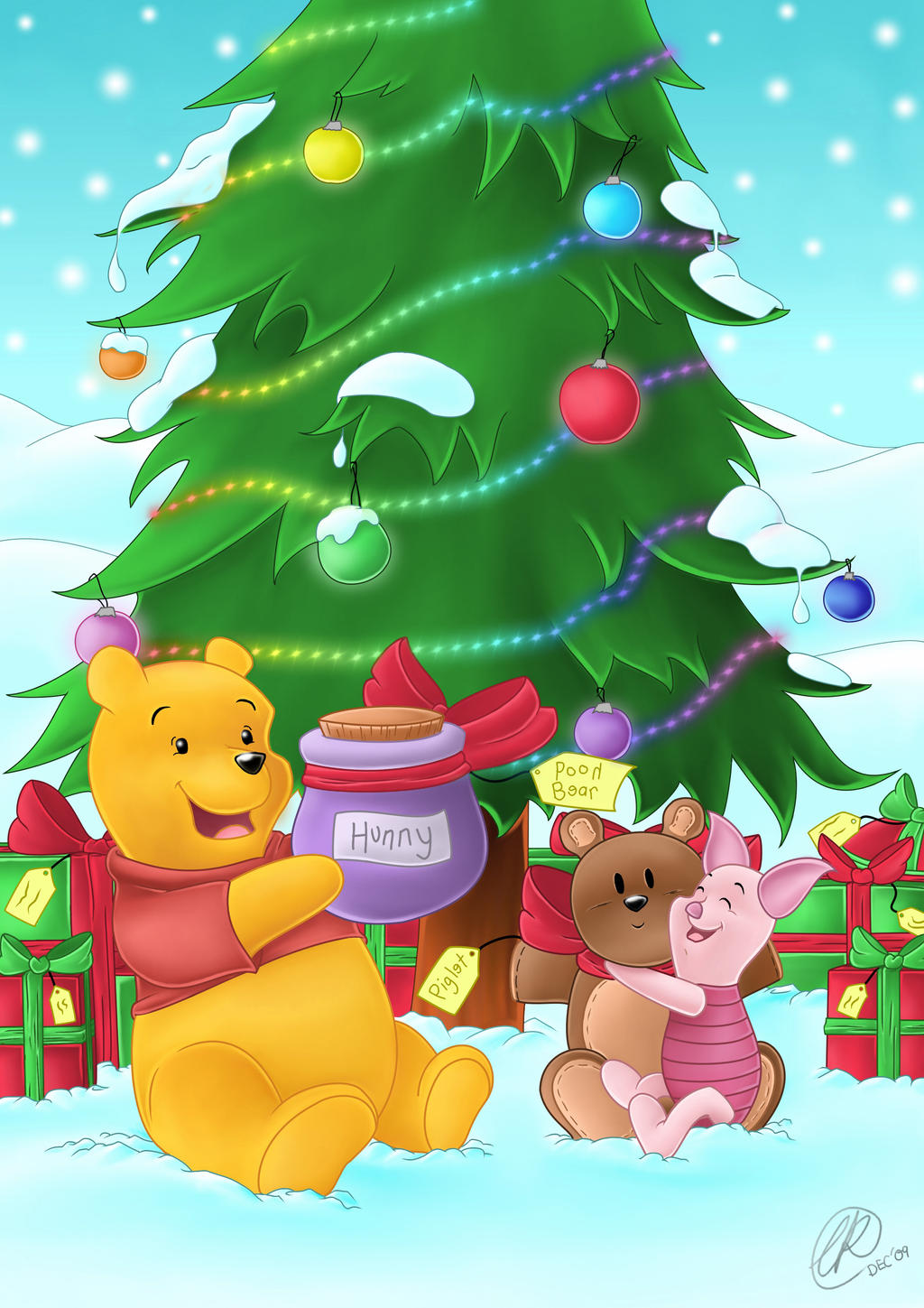 Winnie The Pooh Christmas Wallpapers