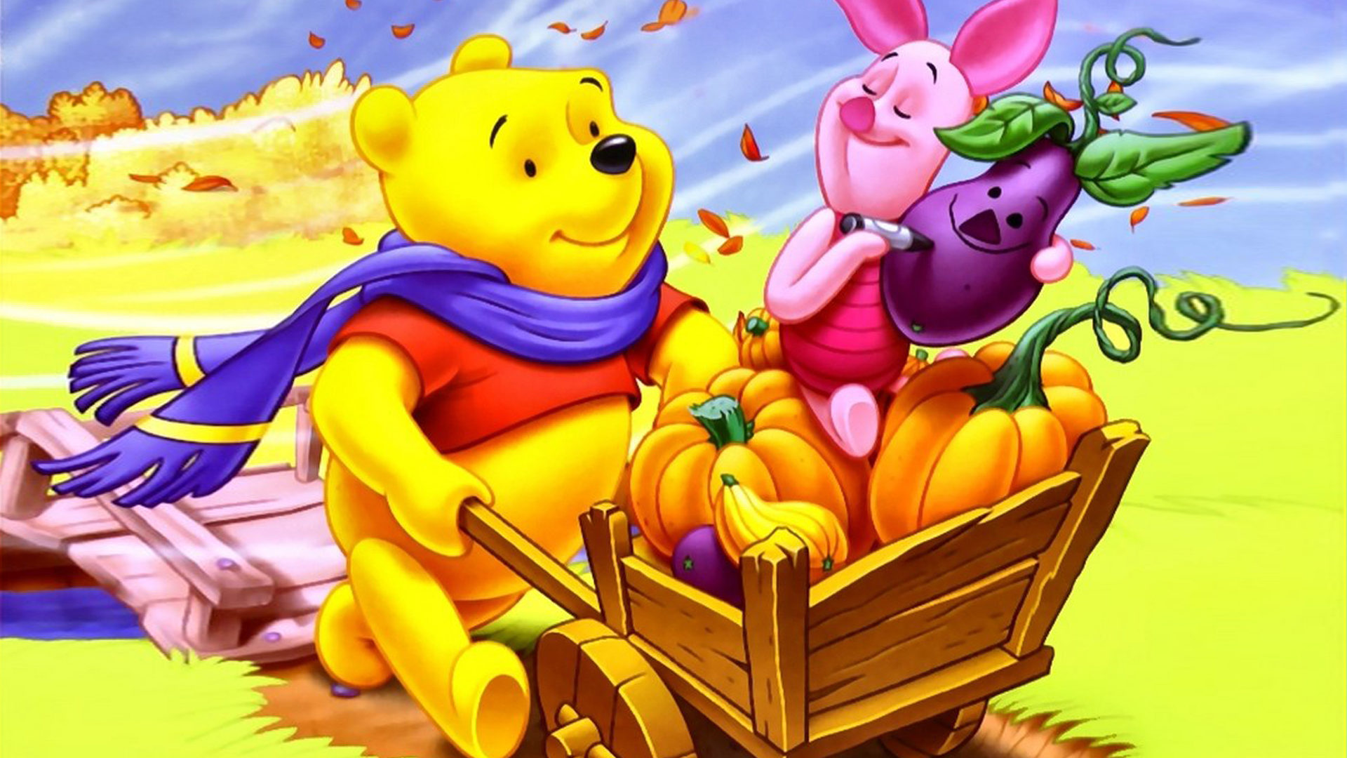 Winnie The Pooh Fall Wallpapers